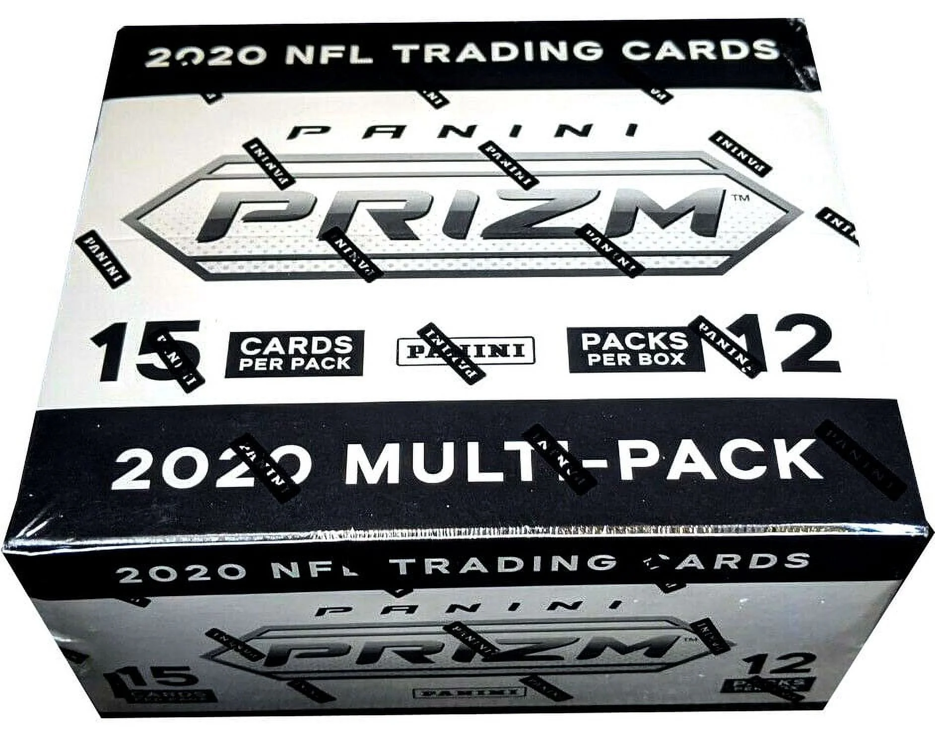 NFL Panini 2020 Prizm Football Trading Card CELLO Box (12 Packs)