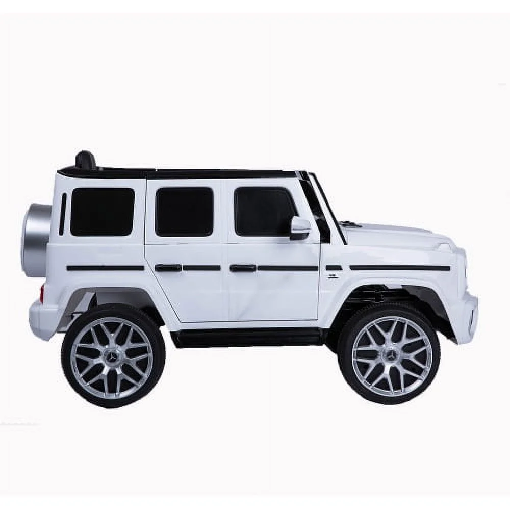 licensed Mercedes-Benz G63 Kids Ride On Car,kids Electric Car with Remote Control 12V licensed children car Motorized Vehicles for Girls,Boys,gift , Music, Horn, Spring Suspension, Safety Lock