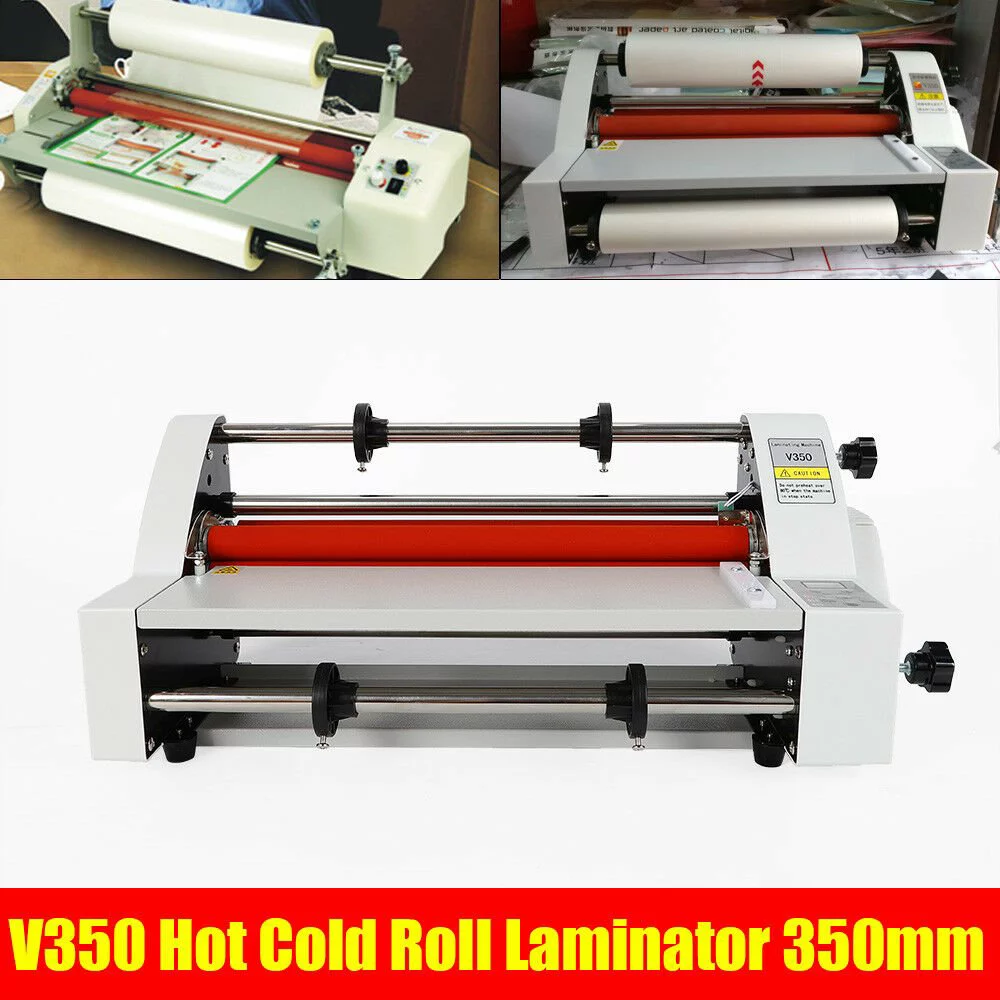 Anqidi V350 Hot Cold Roll Laminator, 13