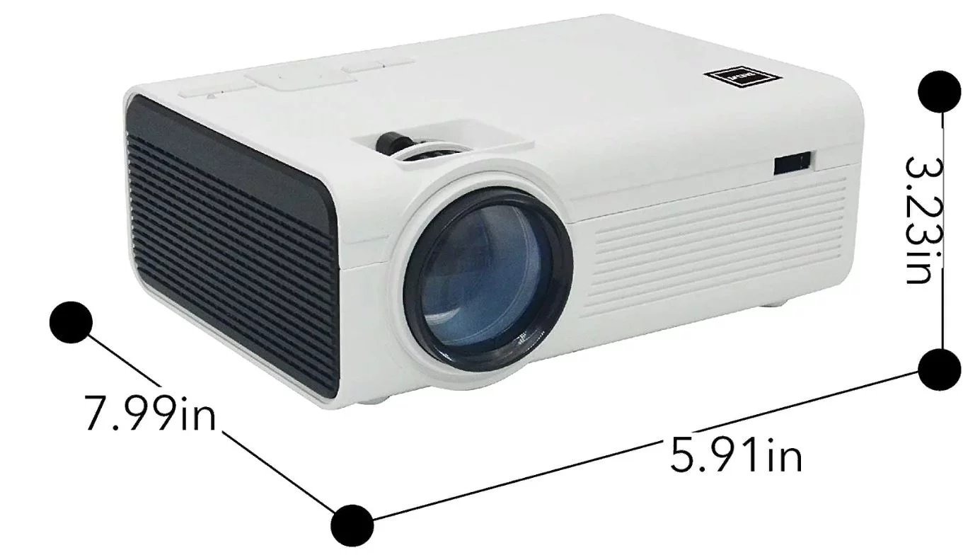 Restored RCA RPJ136-B Projector 2000 Lumens 480p,1080P compatible 150