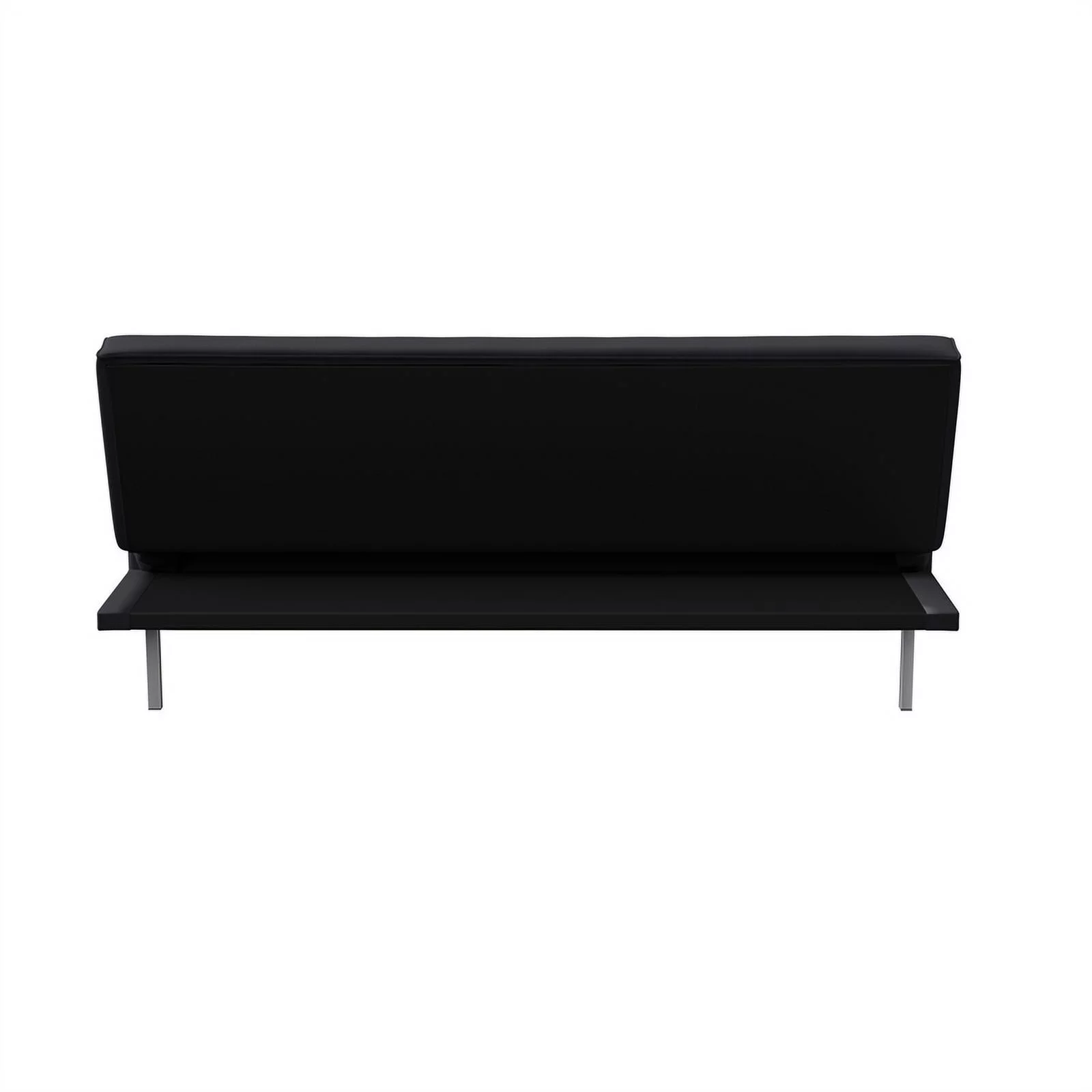 Serta Sloan Dream Lift Convertible Sofa in Tufted Black Fabric