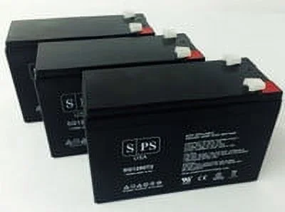SPS Brand 12V 9Ah Replacement Battery (SG1290T2) for Powerware PW9125 2000 (Terminal T2) (3 Pack)