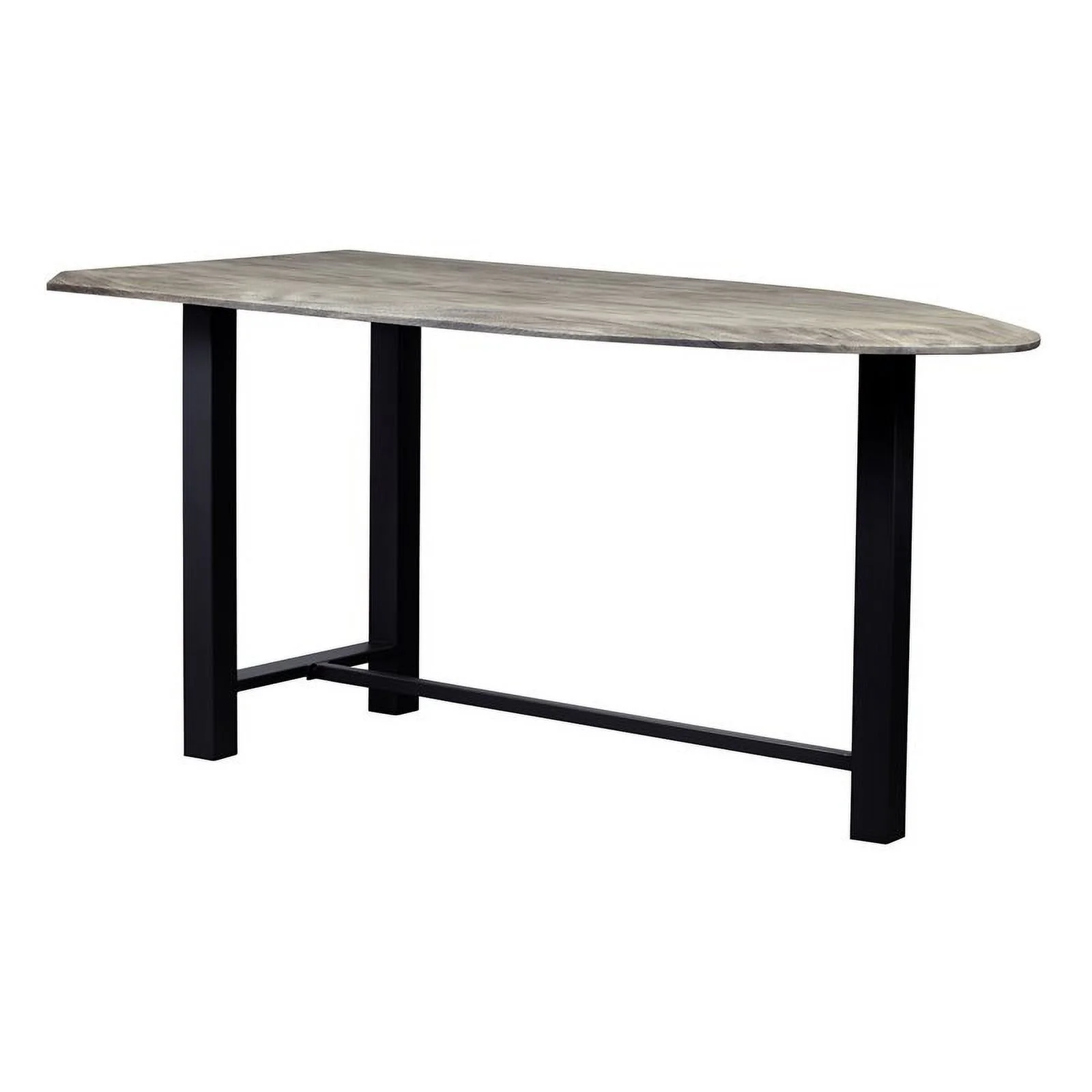 Pemberly Row Grey/Gunmetal Yukon Counter Height Dining Table