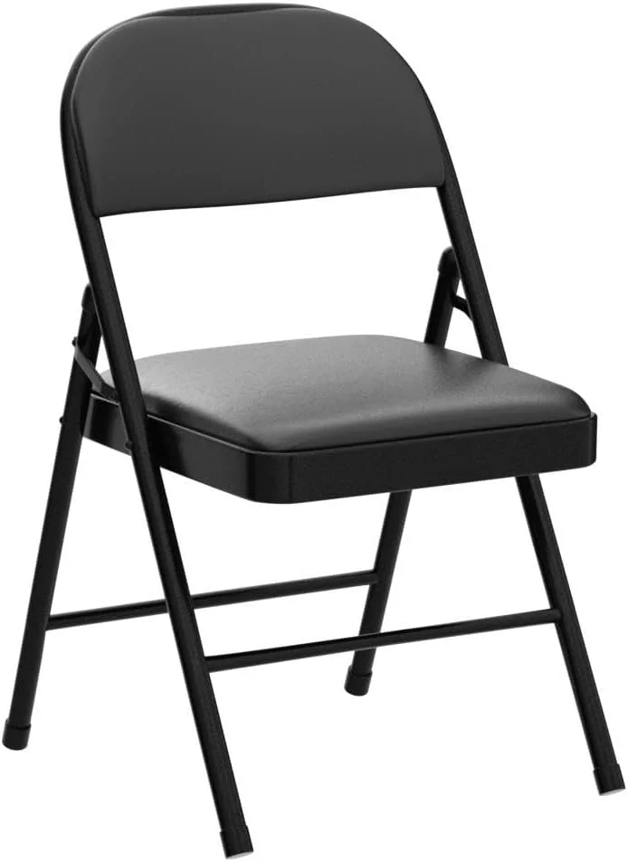 GIVIMO 4 Pack Folding Chair, Set Of 4, Black