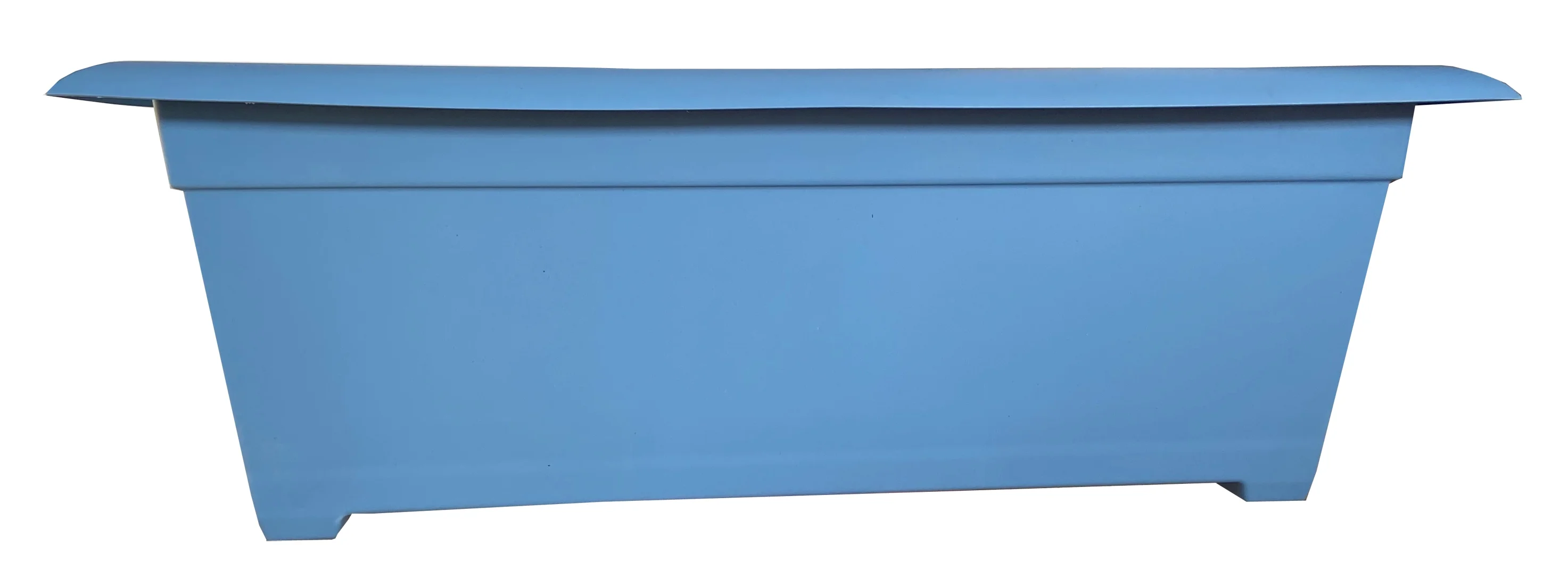 Bloem 27-in Wide Dayton 100% Recycled Plastic Deck Box Planter - Ocean Blue