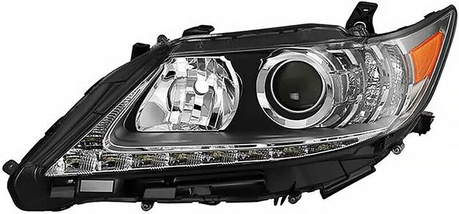 DENEST Headlights Assembly Halogen Headlamp for Lexus ES350 ES300h 2013-2015 Projector Headlight W/LED DRL (Left Driver Side)