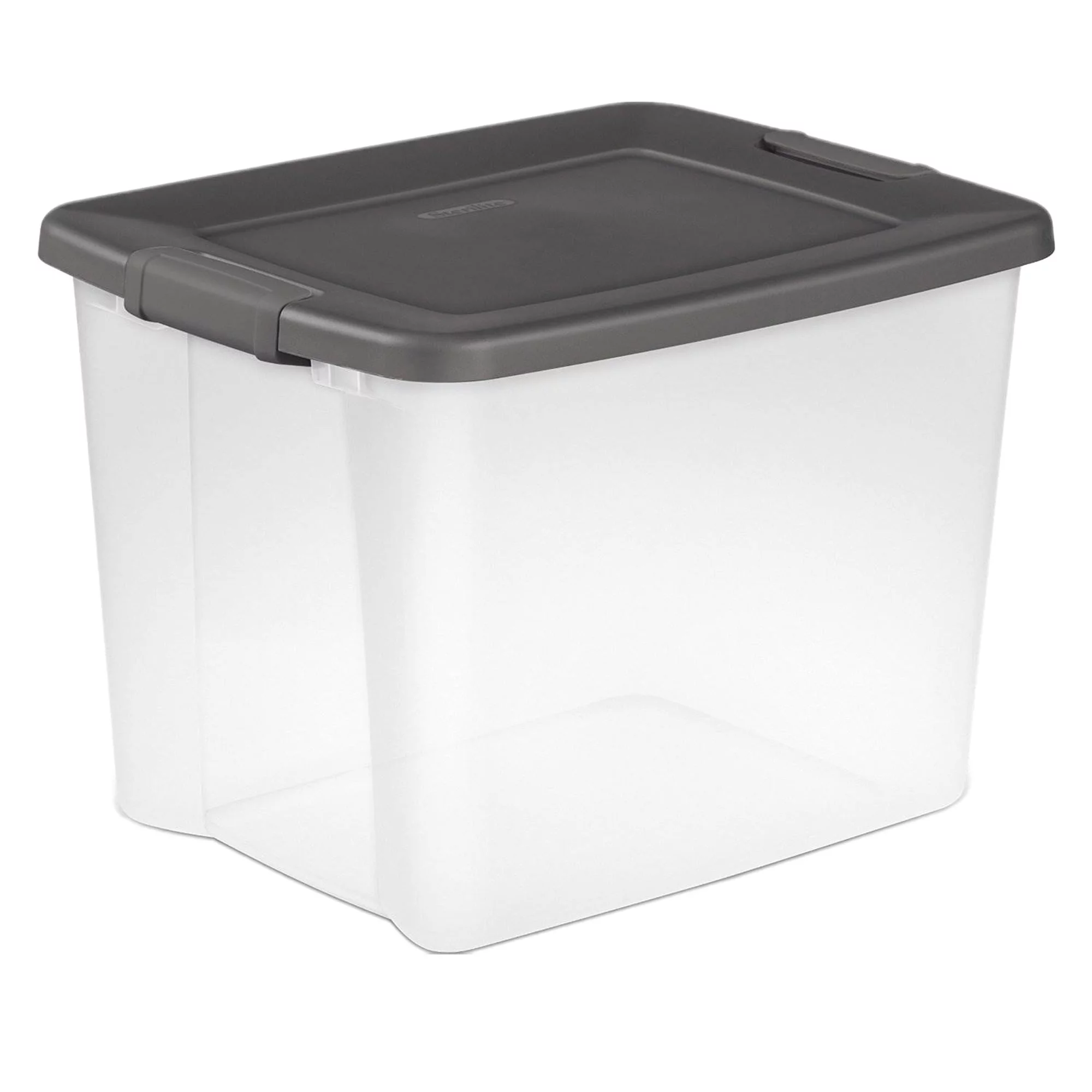 Sterilite ShelfTotes 50 Quart Latched Plastic Storage Container, (36 Pack)