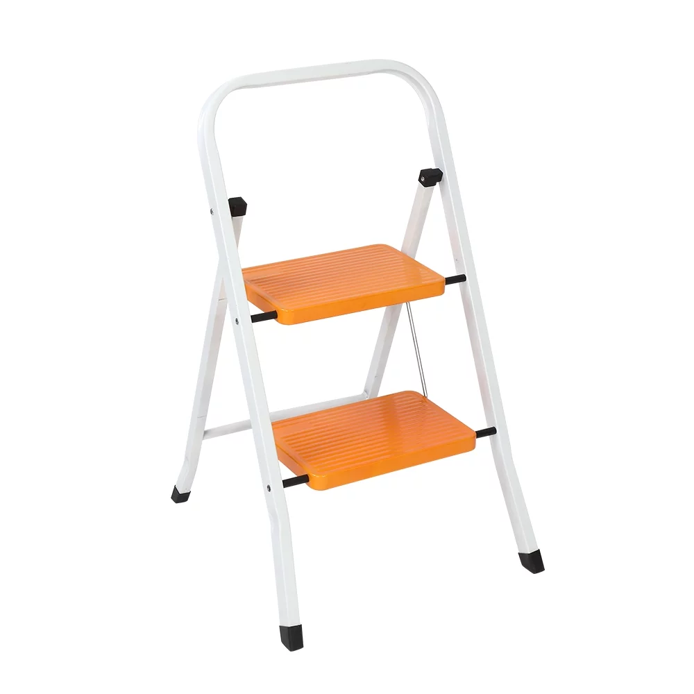 Zimtown Folding 2 Step Ladder Step Stool, for Household and Office Use, 330lbs Capacity