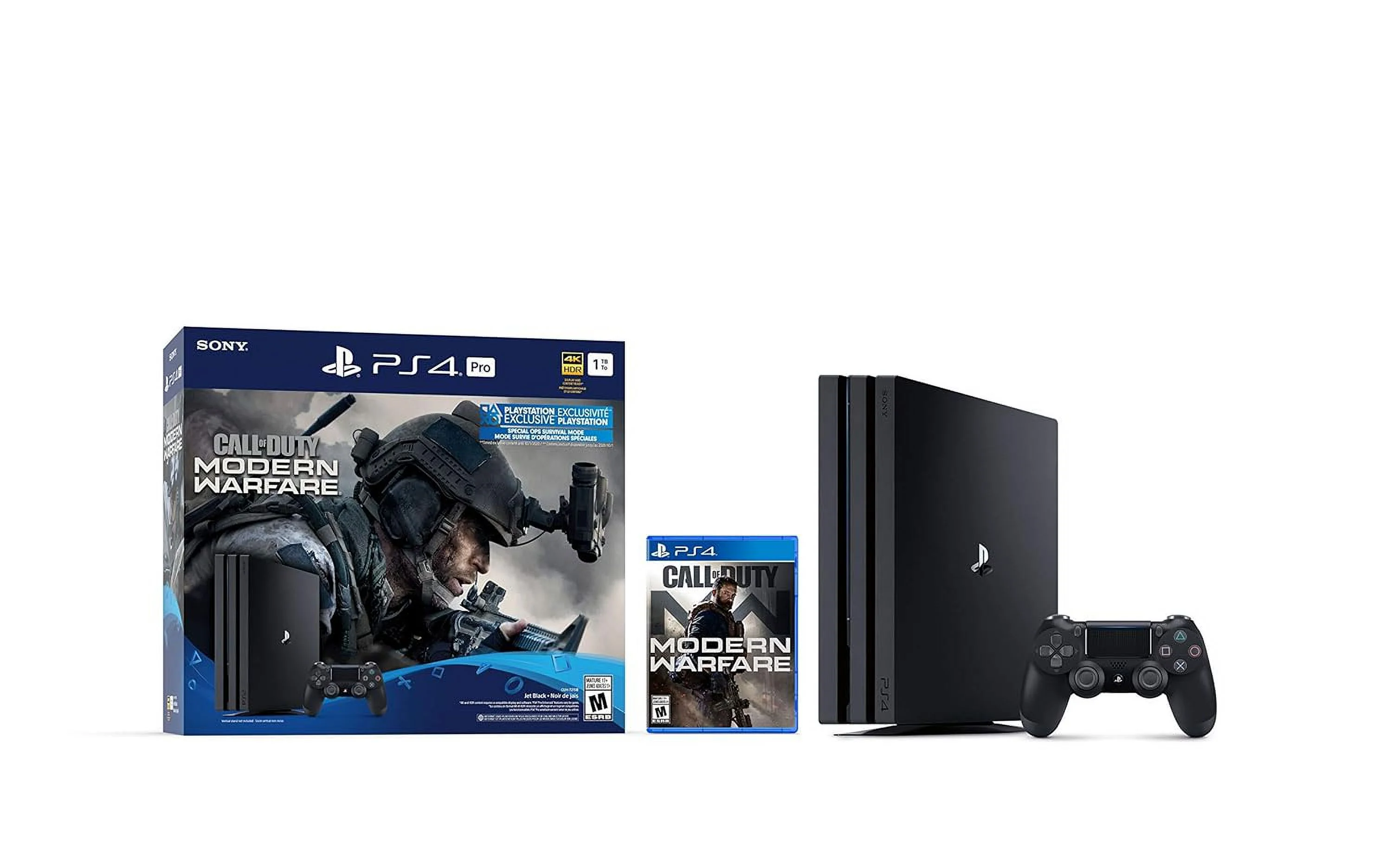 Restored PlayStation 4 Pro 1TB Console - Call of Duty: Modern Warfare Bundle (Refurbished)
