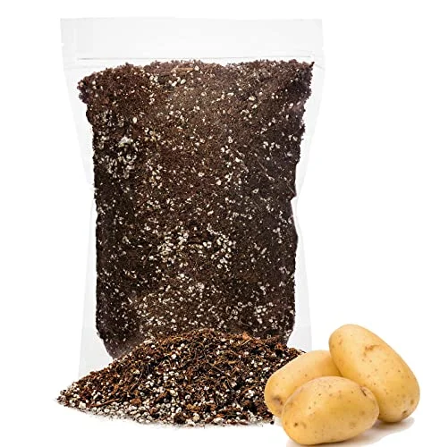 Premium Organic Potting Soil Blend for Potatoes - Perfect for Growing Delicious, Healthy Spuds in Your Home Garden - 1 Quart Bag