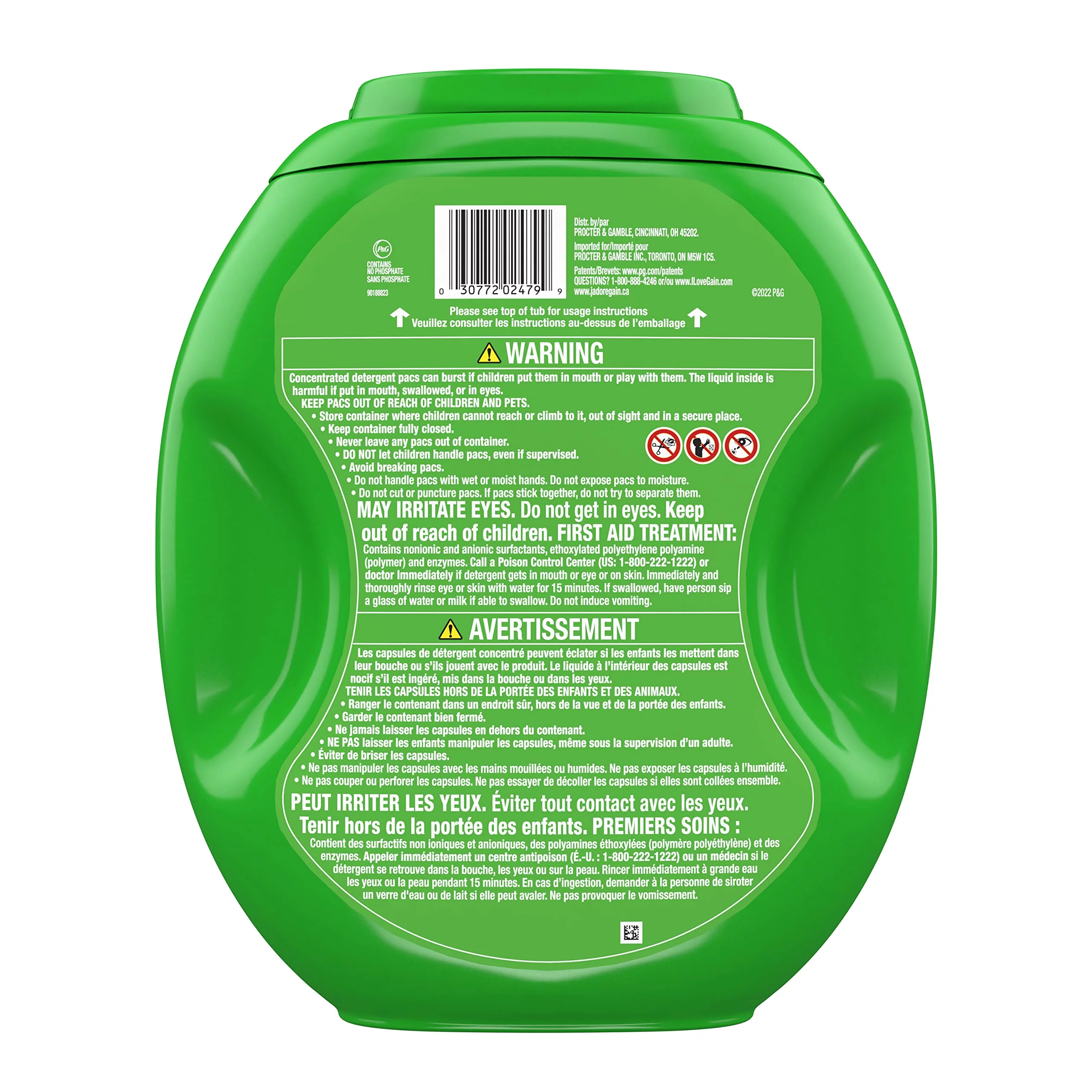 Gain Flings Laundry Detergents Pod  Moonlight Breeze  112 Ct (Pack of 2)