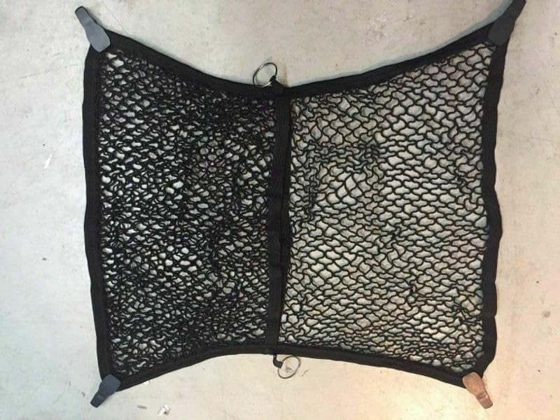 EACCESSORIES EA Trunk Organizer Cargo Net for Volkswagen Tiguan 2009-2017 – Floor Style Cargo Net for SUV – Premium Mesh Elastic Car Trunk Organizer Vehicle Carrier Storage – Compatible with Tiguan