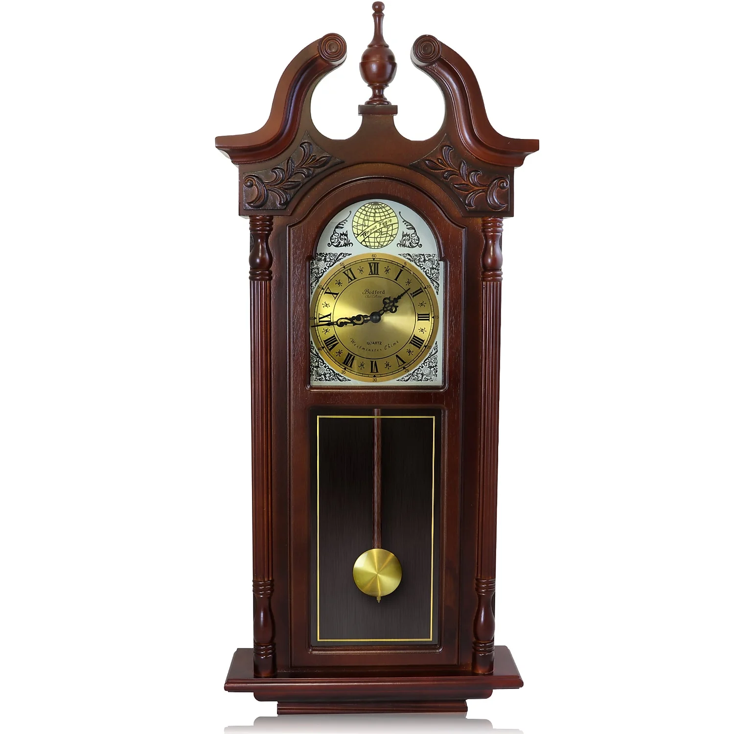 Bedford Clock Collection Wall Clock Wood (93697057M)