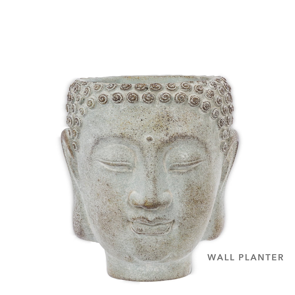 Large Buddha Head Wall Planter