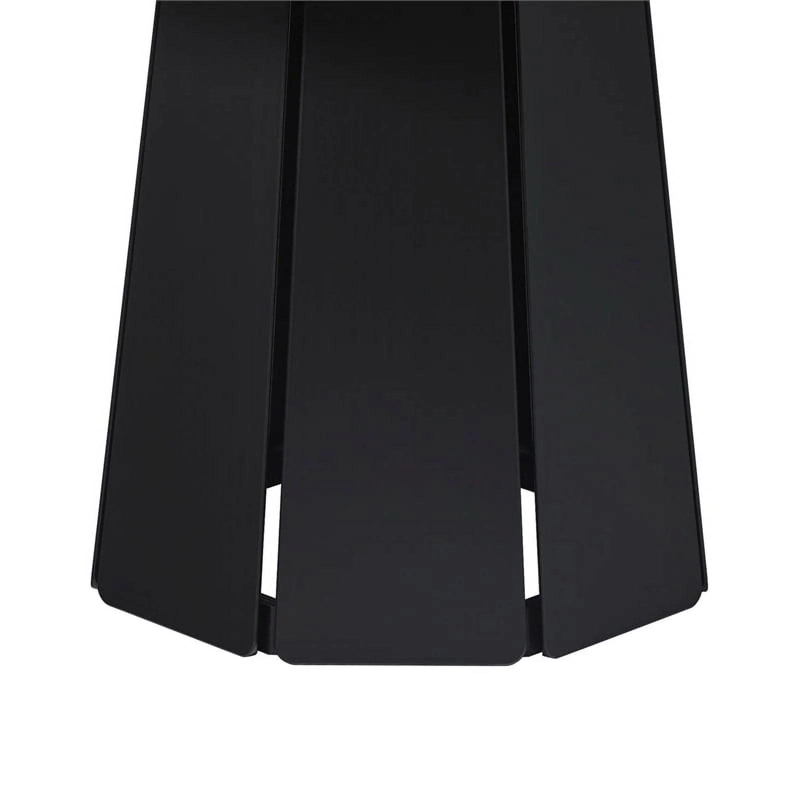 Pemberly Row Modern Paneled Wood Pedestal Base Round Dining Table 48