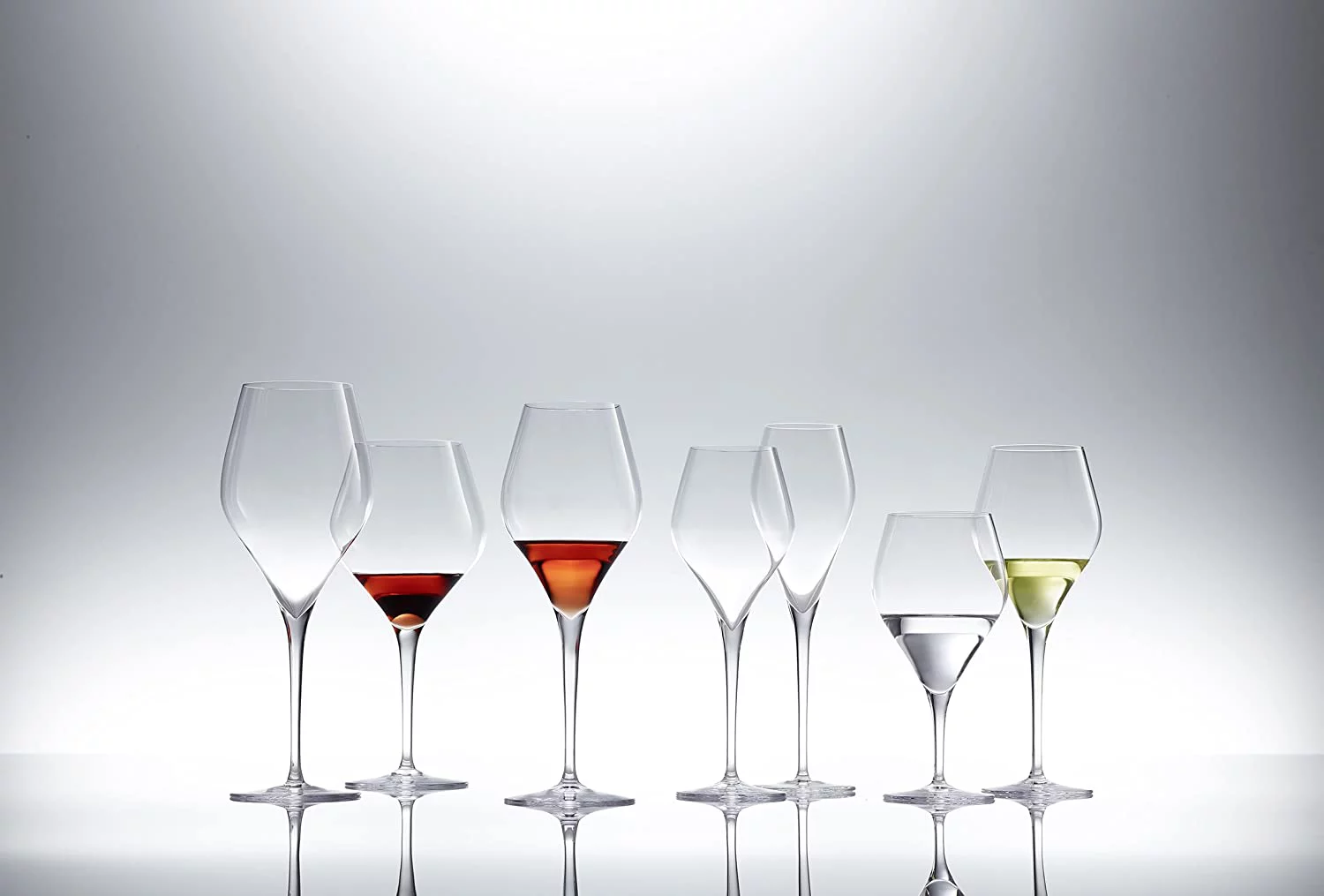 MRU Tritan Crystal Glass Finesse Stemware Collection Champagne Flute with Effervescence Points (Set of 6), 10.0 oz, Clear