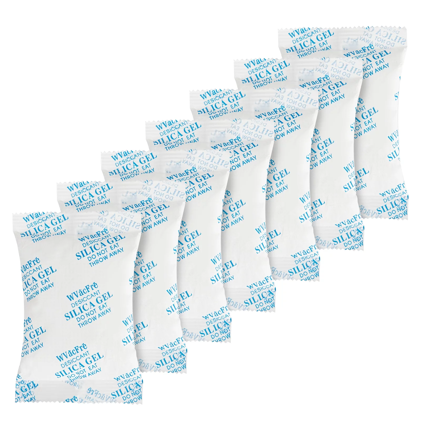 WVacFre 2Gram(500Packets) Food Grade Silica Gel Packs ,Desiccants Moisture Absorbers Packets for Storage