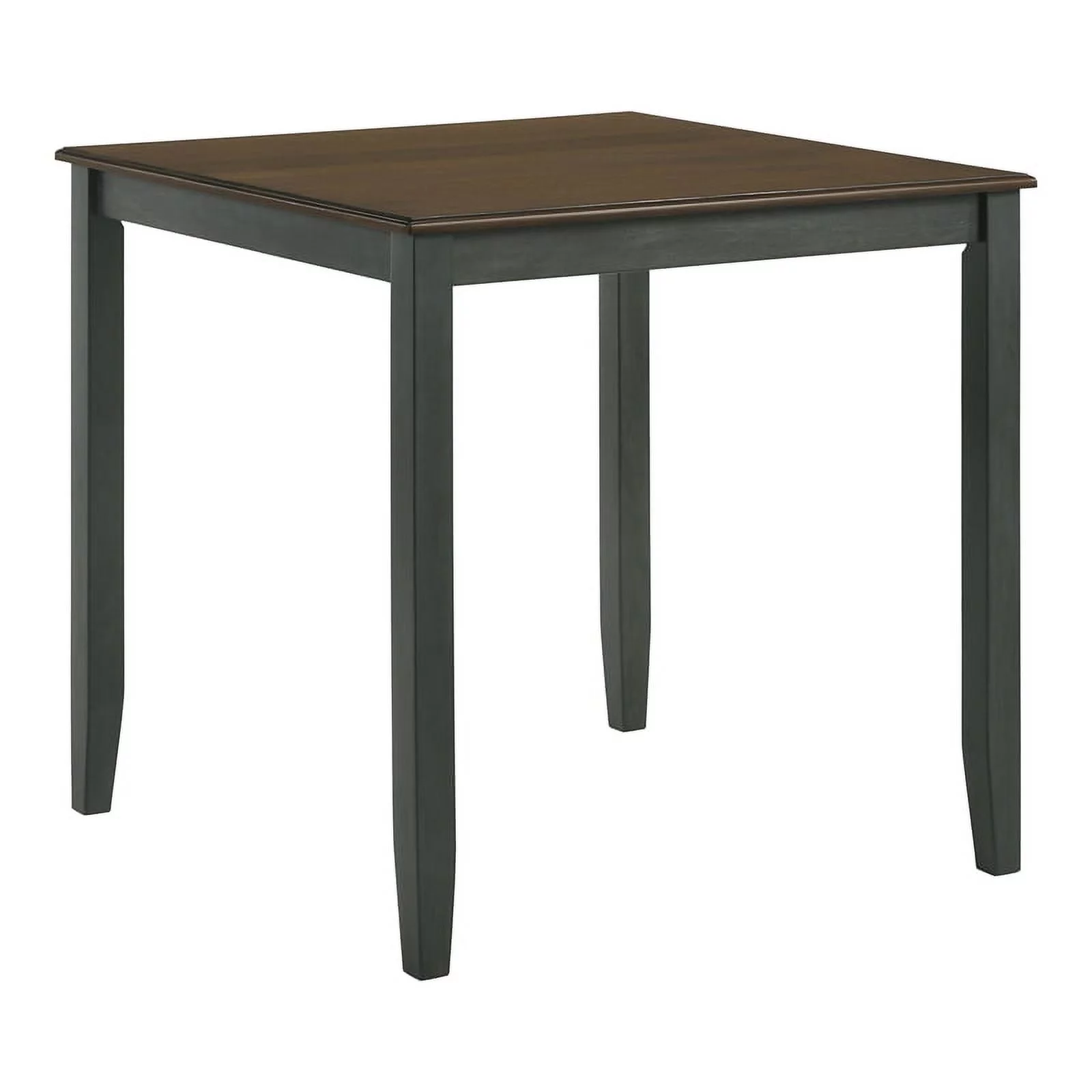 Furniture of America Silva Wood 5-Piece Counter Dining Set in Antique Gray