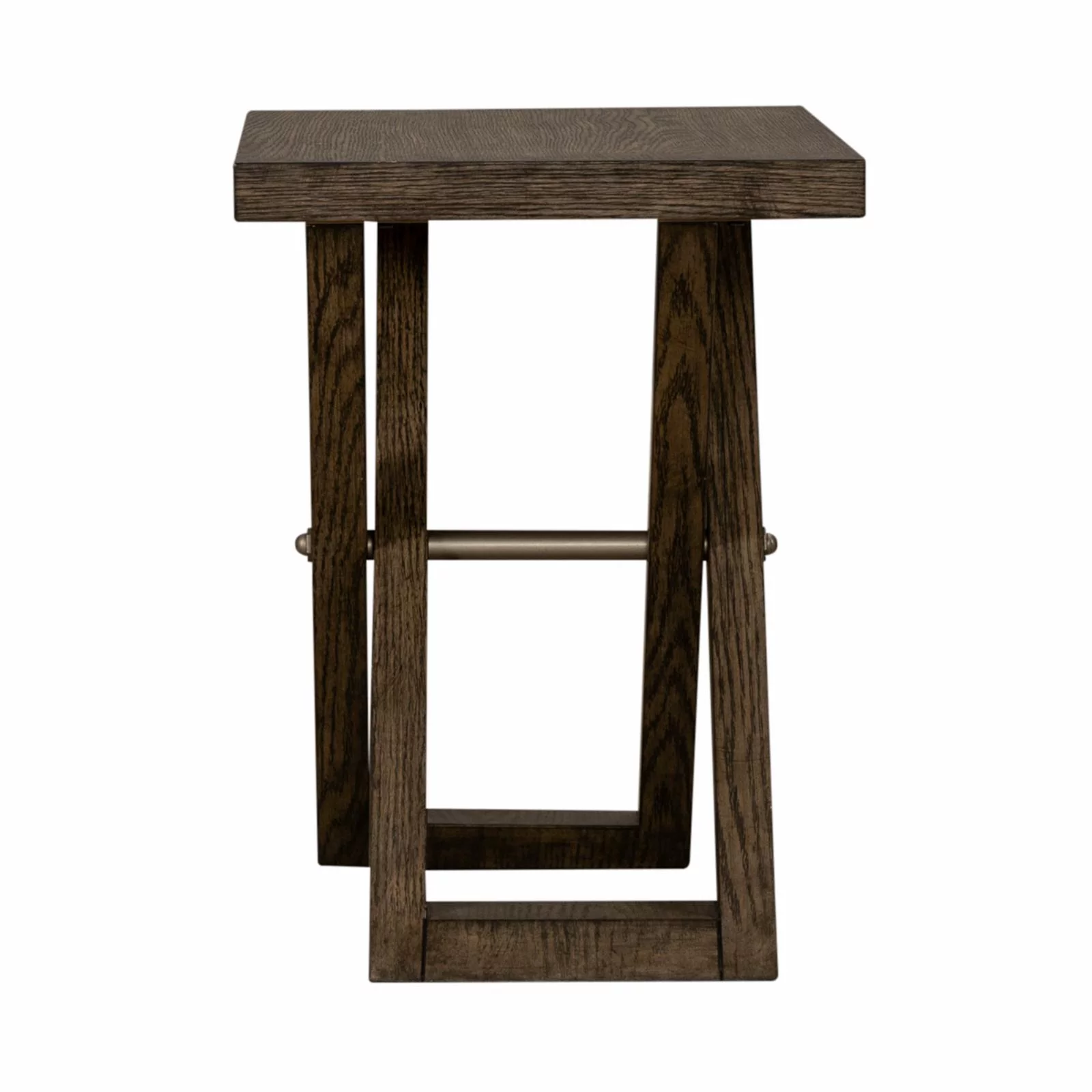 Crossroads Chairside Table - Russet Brown