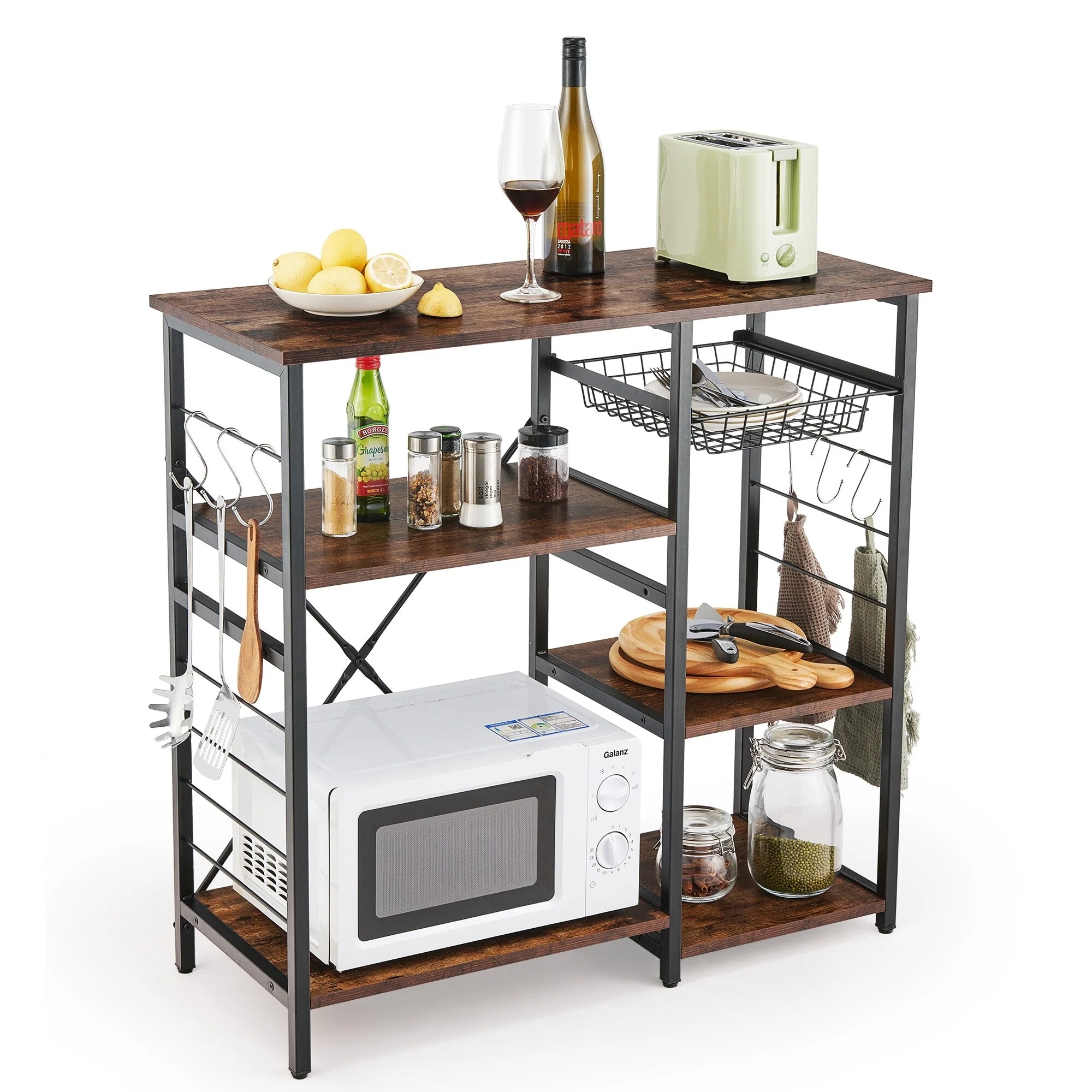 CO-Z Standard Baker's Rack Microwave Stand Utility