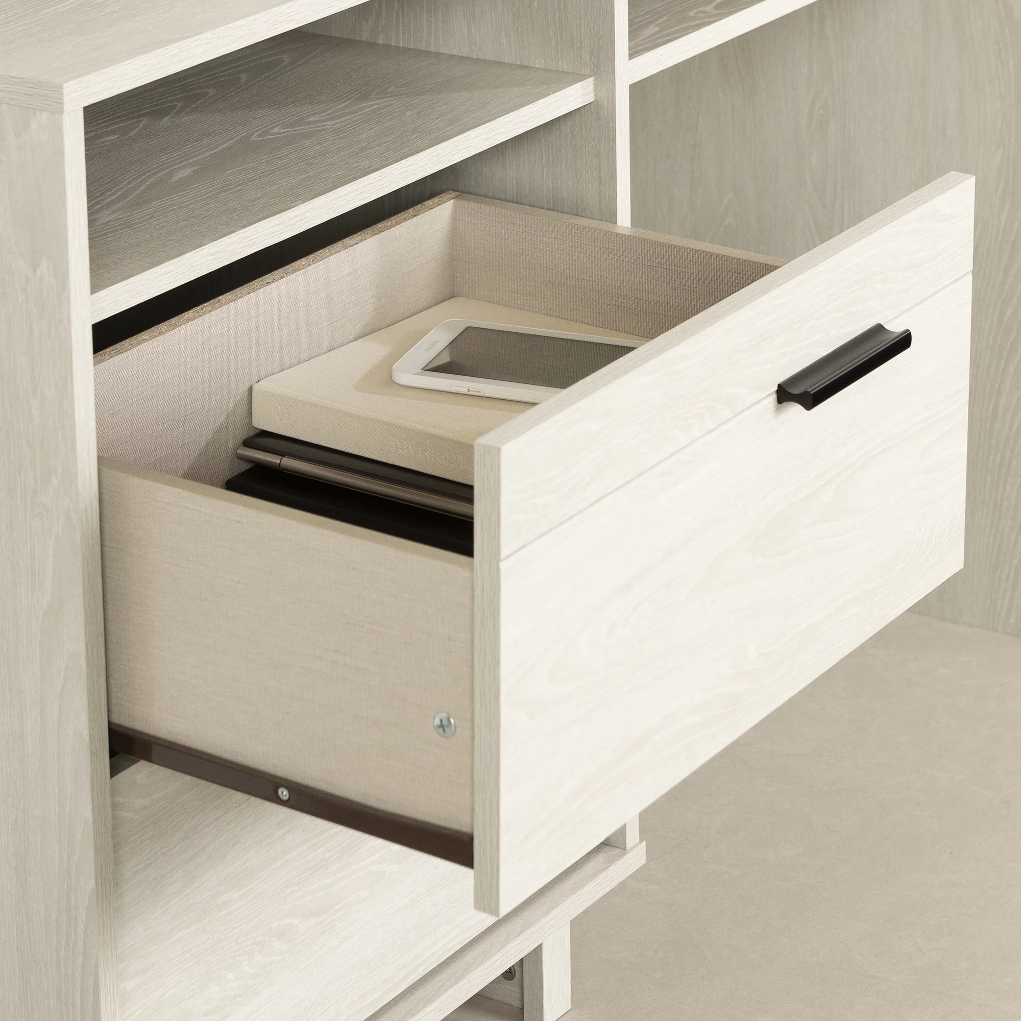 South Shore Fynn Computer Desk Winter Oak