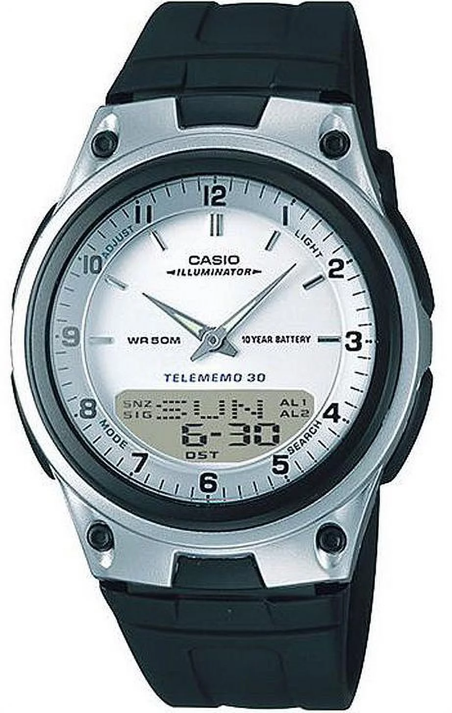 Casio Men's World Time Databank Watch