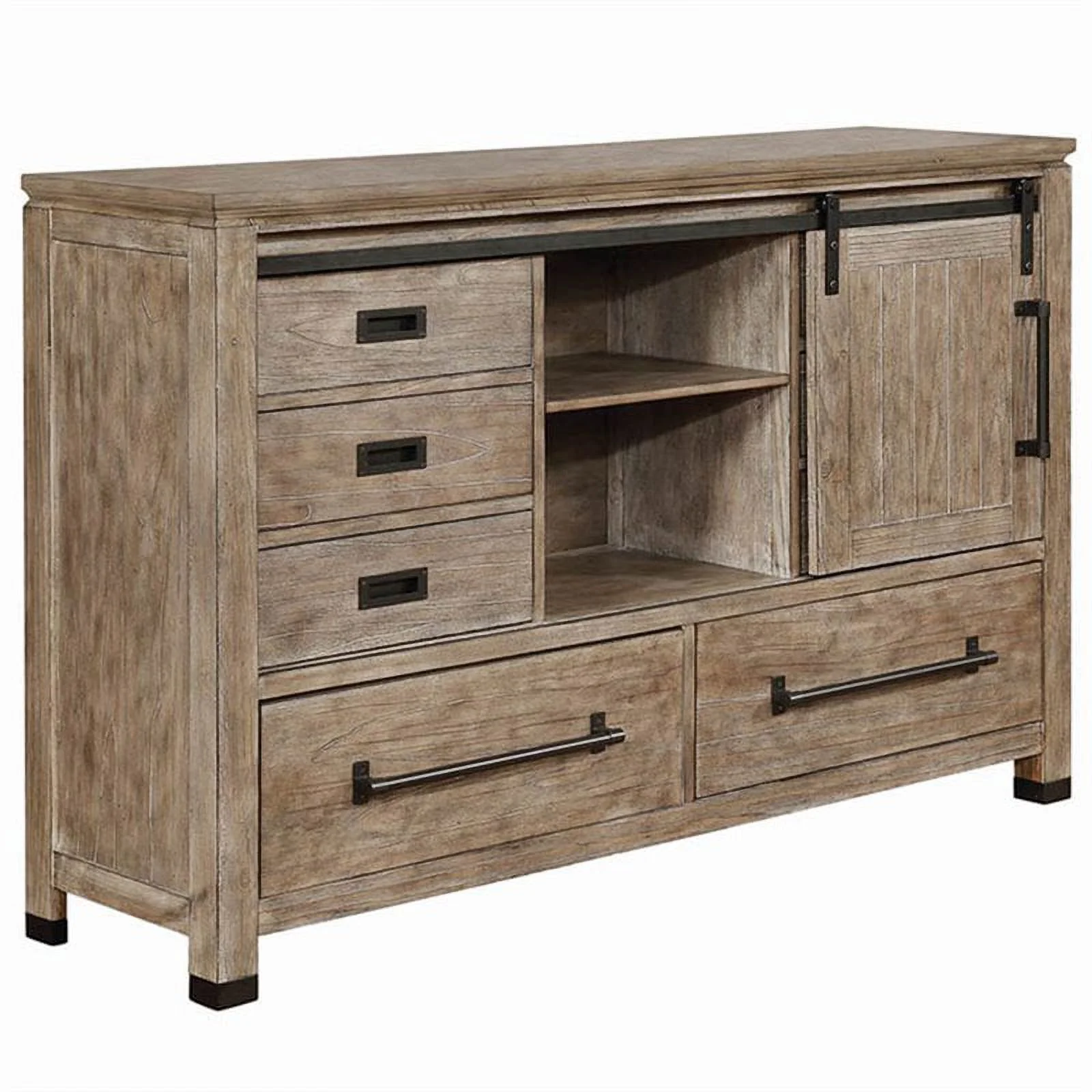 Coaster Meester 8-drawer Dresser Rustic Barn-Shape:Rectangular