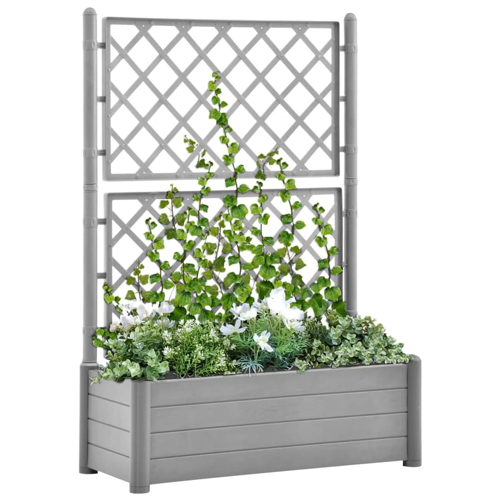 Anself Garden Planter with Trellis 39.4