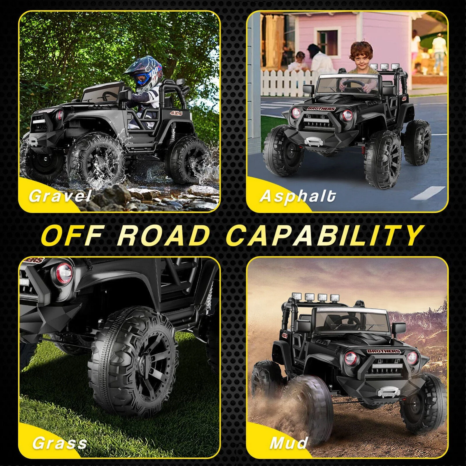 2-Seater 24V Electric Ride-On Truck with Bluetooth and Remote Control - 400W Power