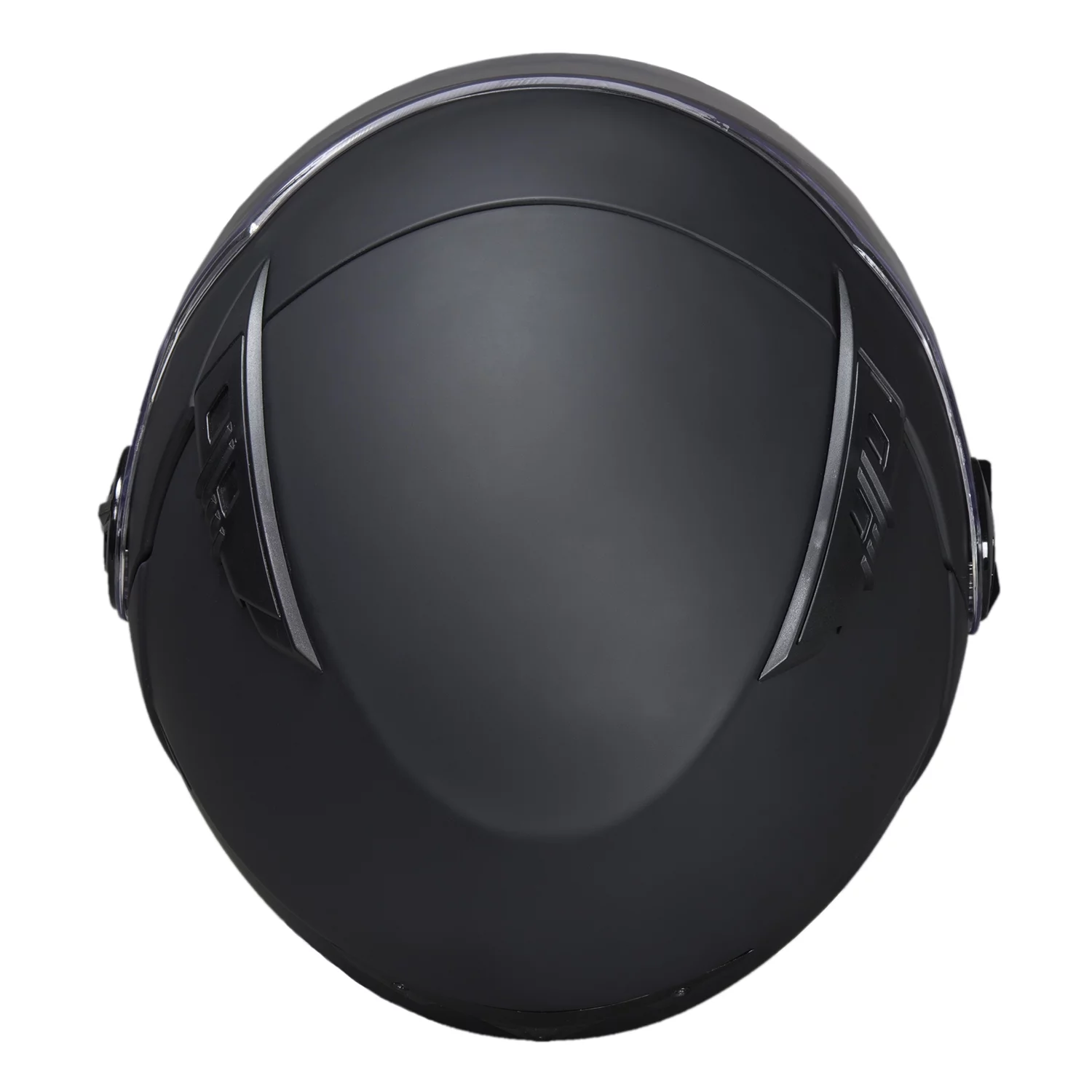 Fulmer, 3500624, Adult Open Face Helmet w/Shield DOT Approved 350 Viva - Matte Black, L