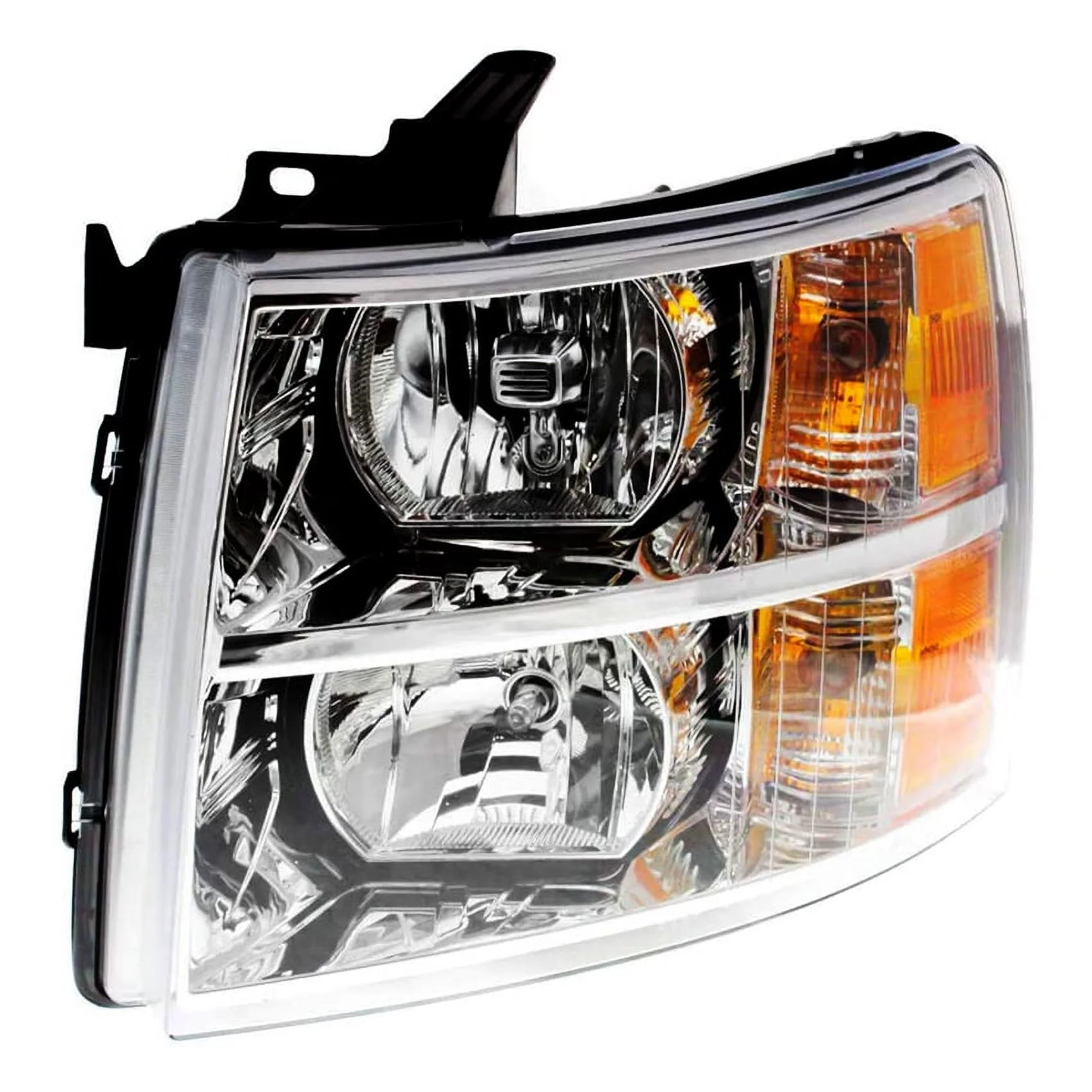 New Left Headlight Compatible With Chevrolet Silverado HD 1500 2500 3500 2007-2012 2013 2014 By Part Numbers 22853027 GM2502280