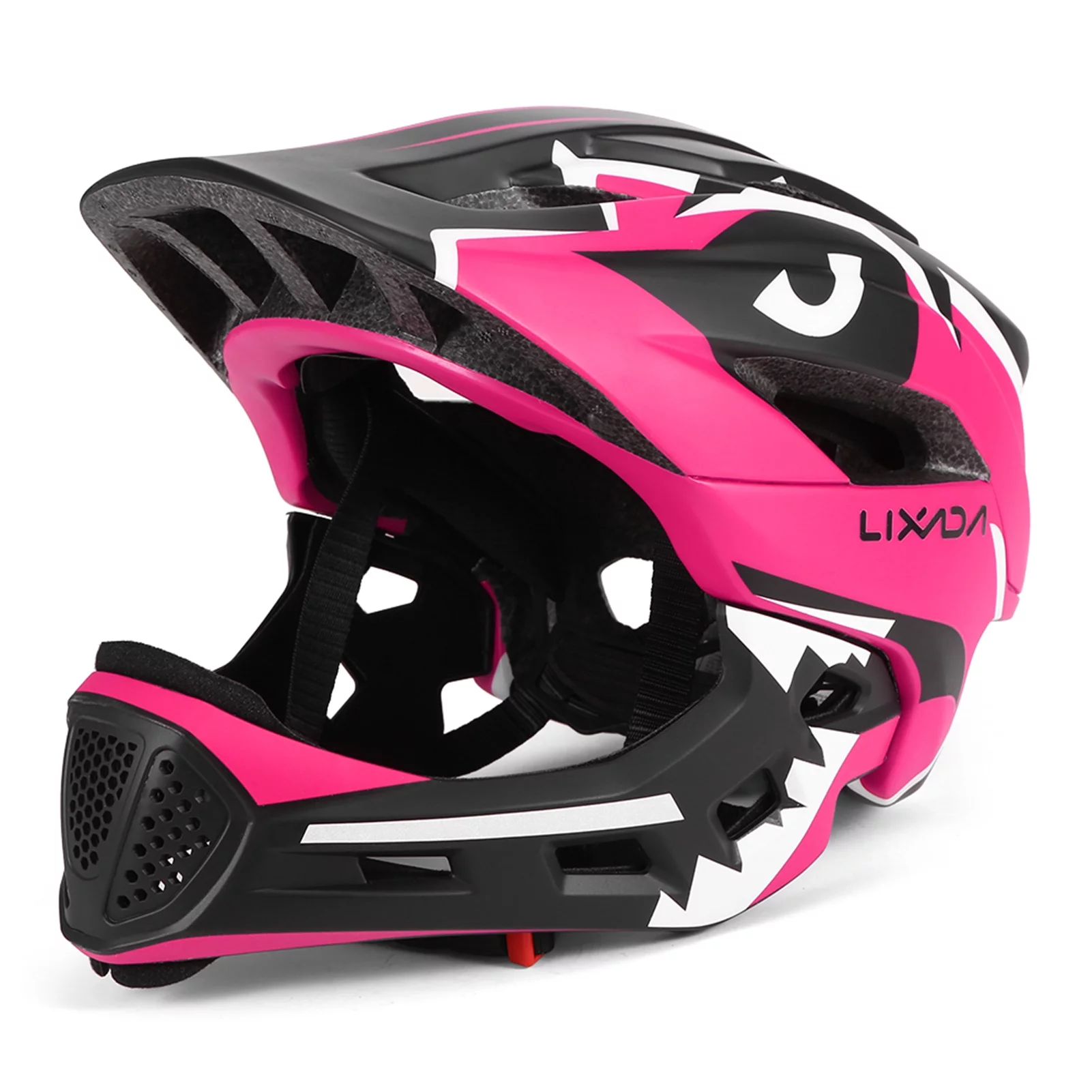 Lixada Kids Detachable Full Face Helmet Children Sports Safety Helmet for Cycling Skateboarding Roller Skating