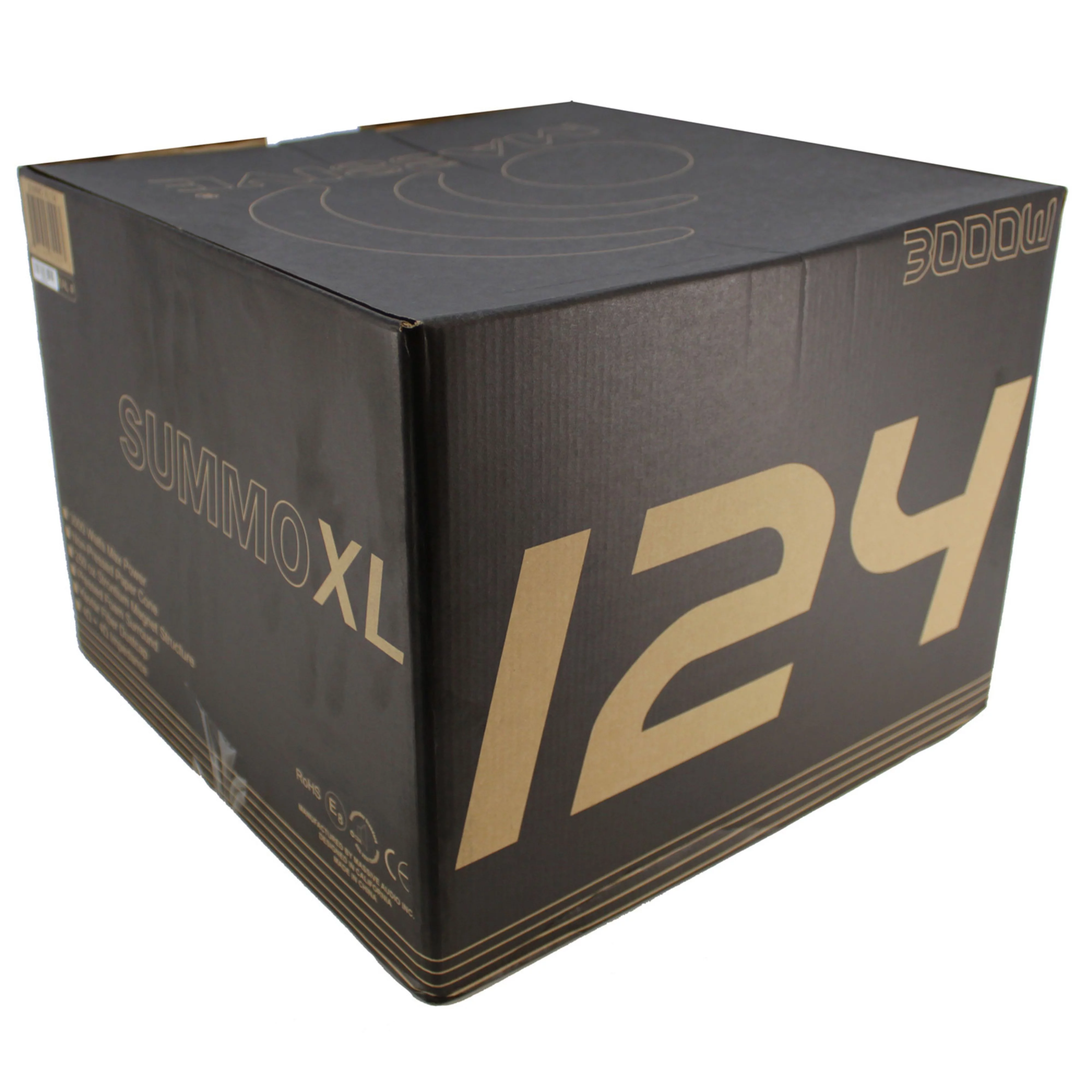 Massive Audio 12 Inch 4000 Watt Subwoofer Dual 4 Ohm Mega HIPPOXL124 New