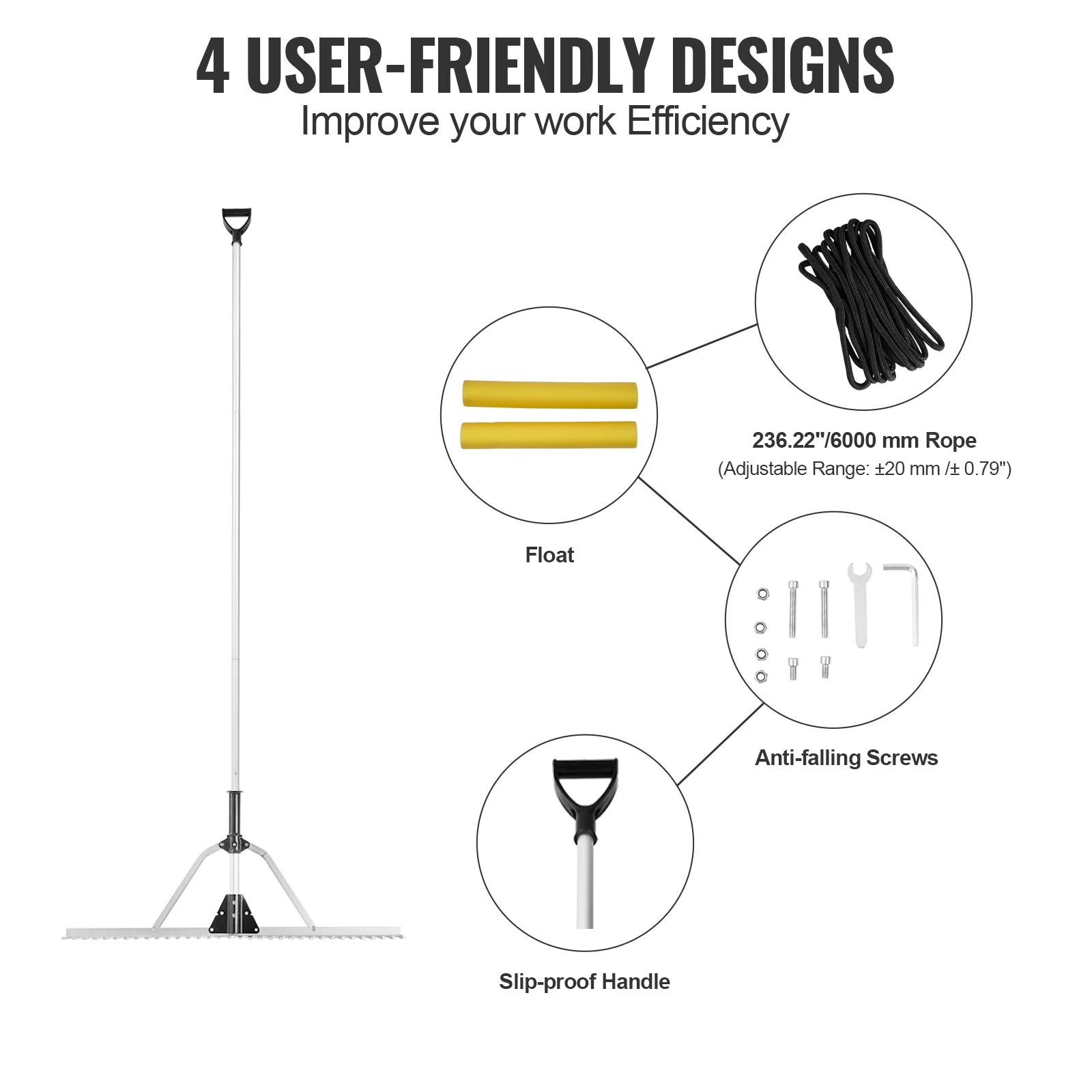 BENTISM Landscape Rake 36