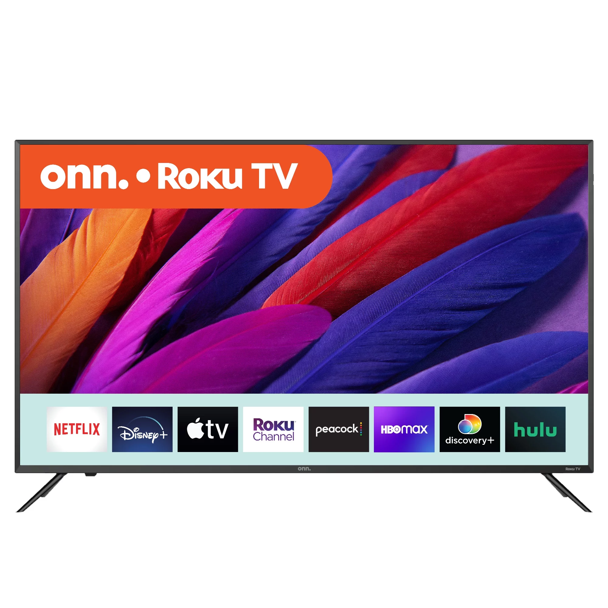 onn. 50” Class 4K UHD (2160P) LED Roku Smart TV HDR (100097811)