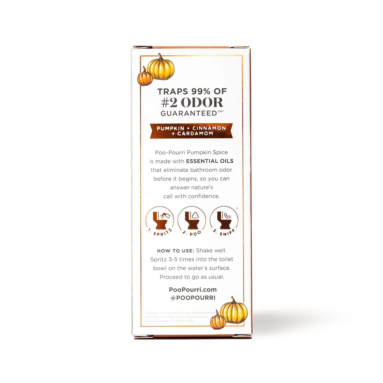 Poo~Pourri Pumpkin Spice 2 Fl Oz Fall Toilet Spray
