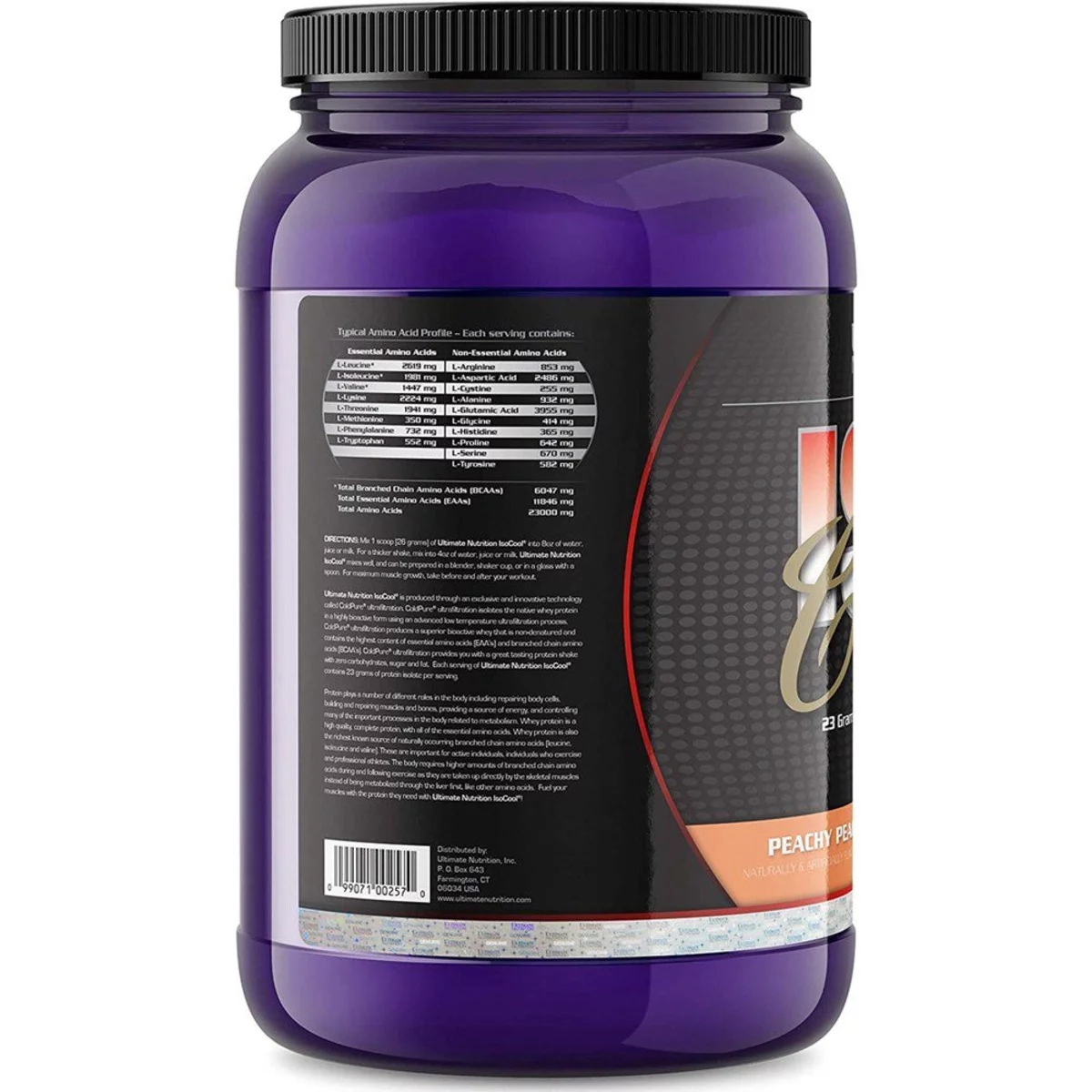 Ultimate Nutrition ISO Cool Keto Friendly Whey Isolate Protein Powder-2lb