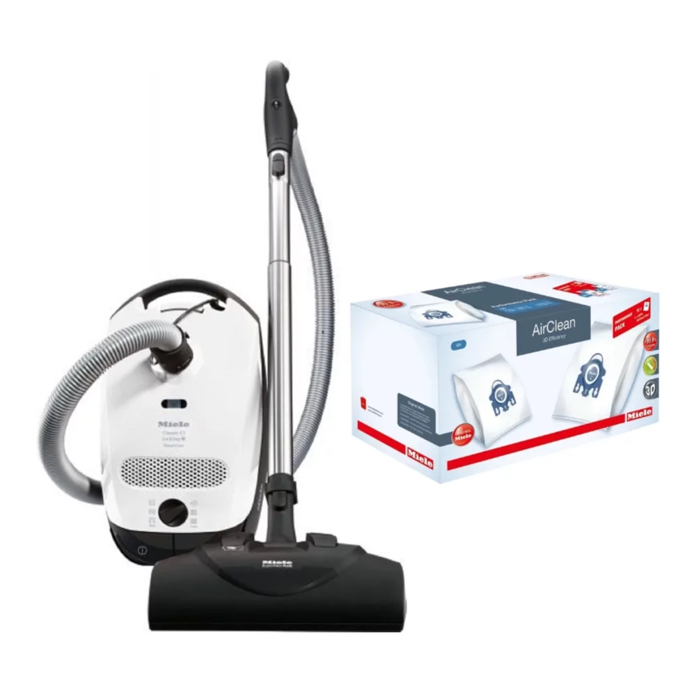 Miele Classic C1 Cat and Dog Canister Vacuum Cleaner with SF-HA30 Filter Bundle