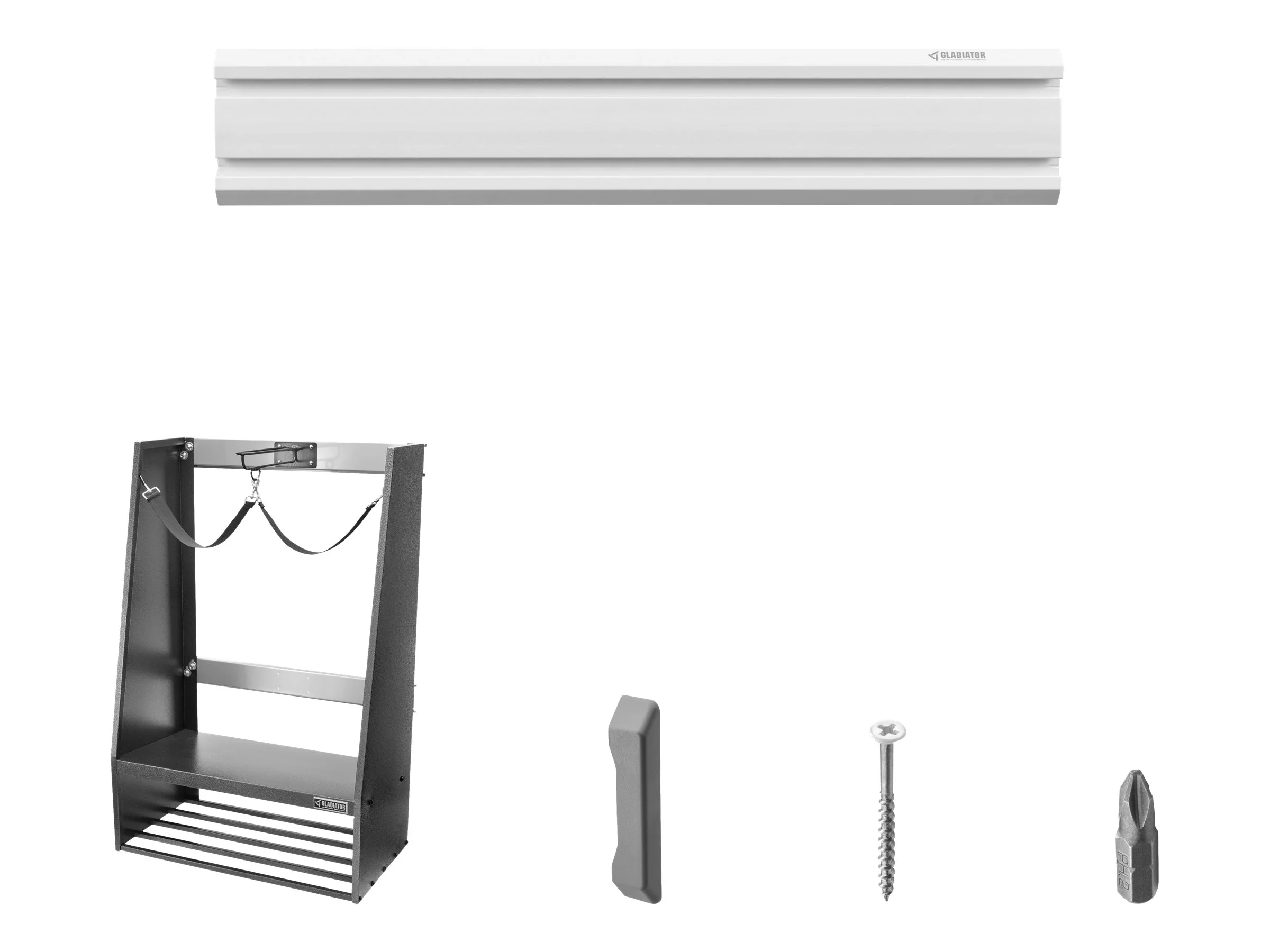 Gladiator Golf GearTrack Pack - Shelf rack - 2 shelves - granite