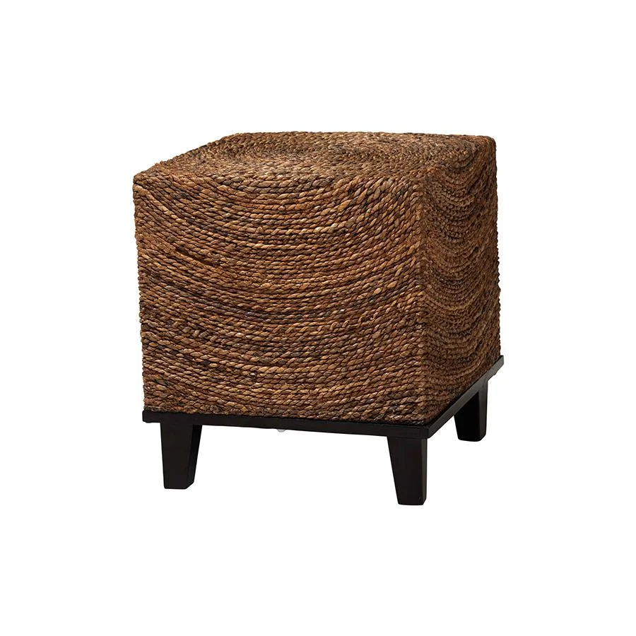 bali & pari Verino Bohemian Natural Seagrass End Table