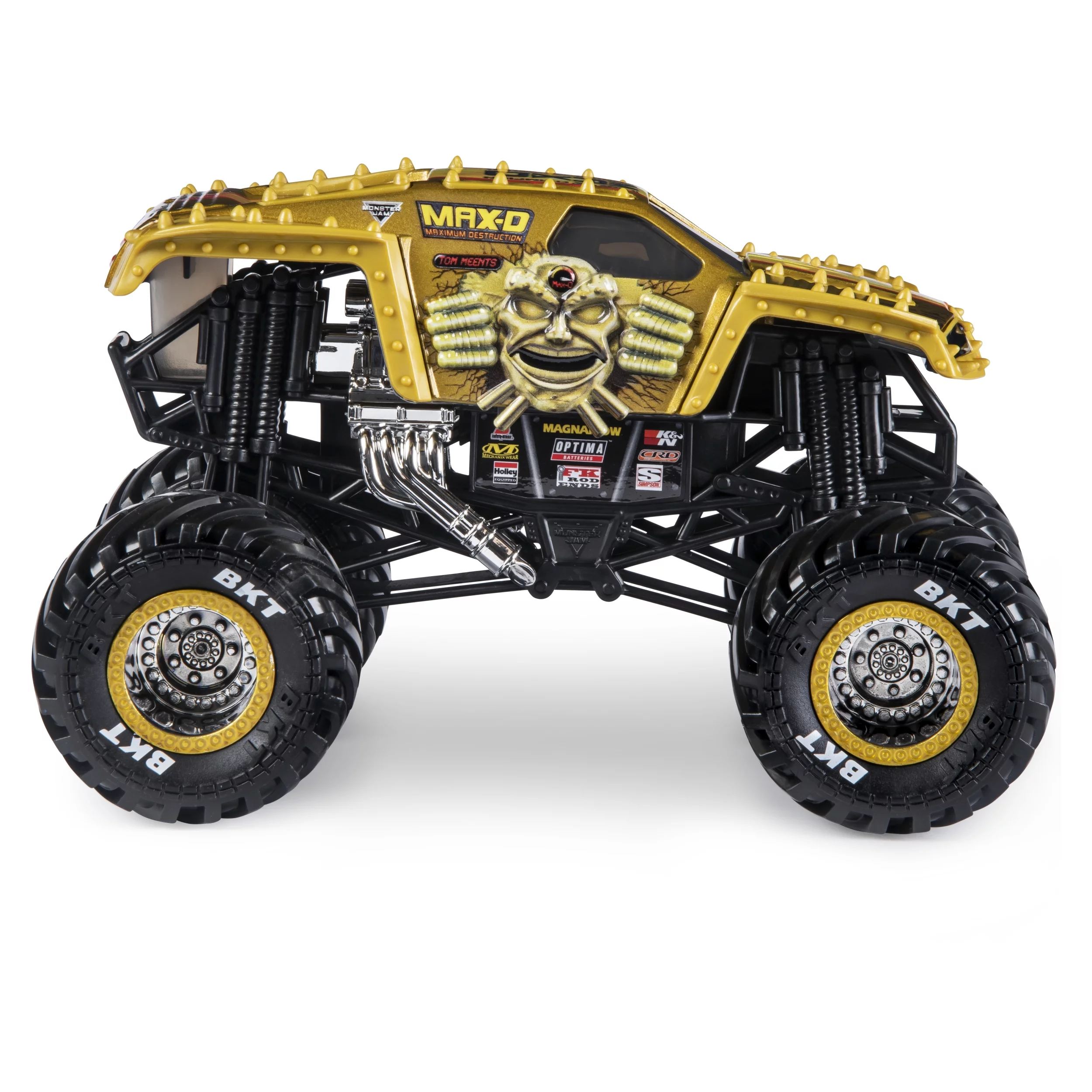 Monster Jam, Official Max D Monster Truck, Die-Cast Vehicle, 1:24 Scale