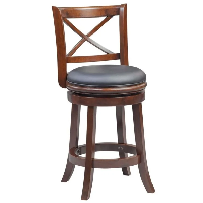 Boraam Georgia Swivel Counter Stool - Cappuccino