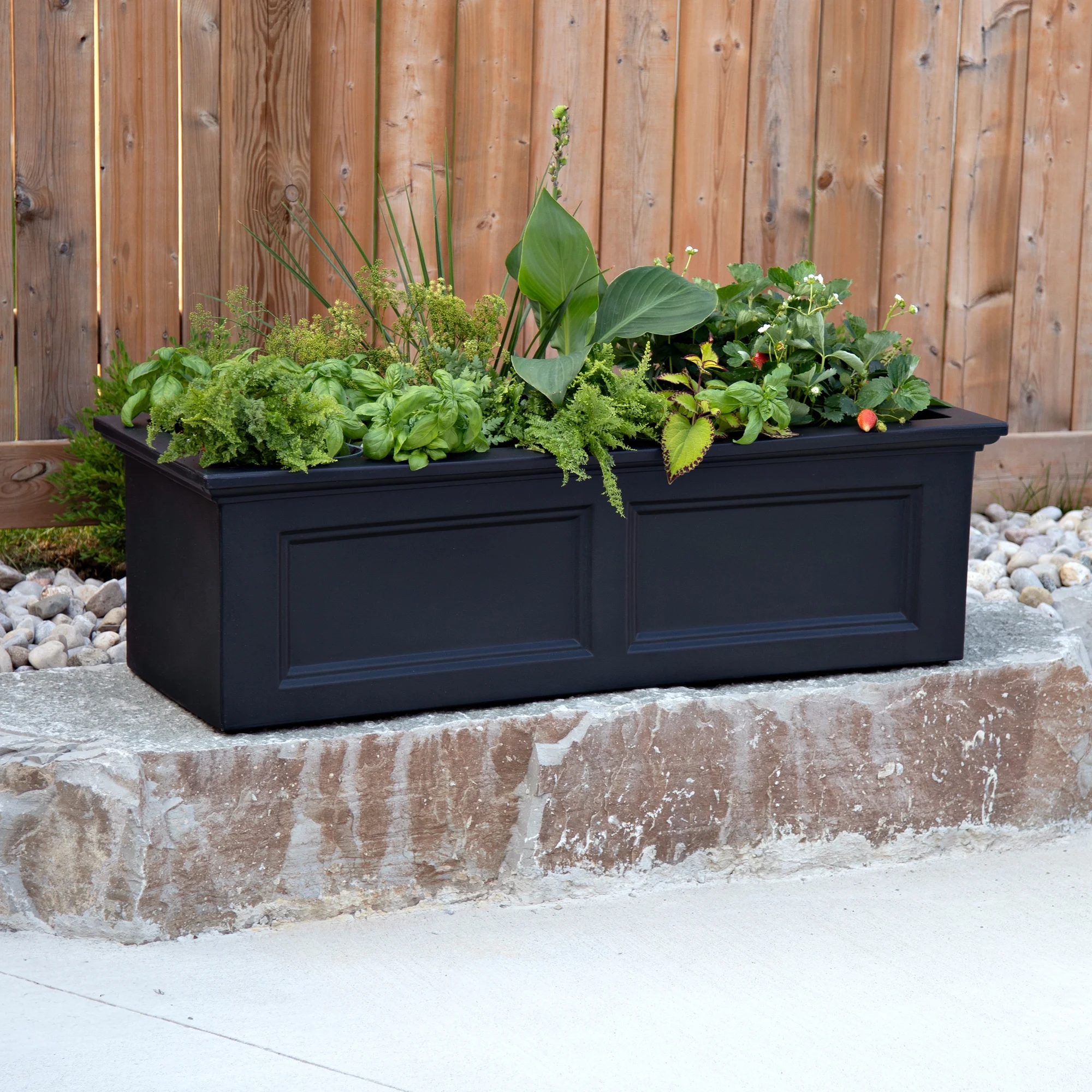 Fairfield 48in Garden Bed - Black