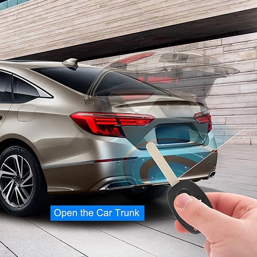 iMounTEK 3 Plus 1 Remote Control Car Key Key Fob Case Shell Chip Alarm System for Honda Accord 2003-2007 oucg8d-380h-a