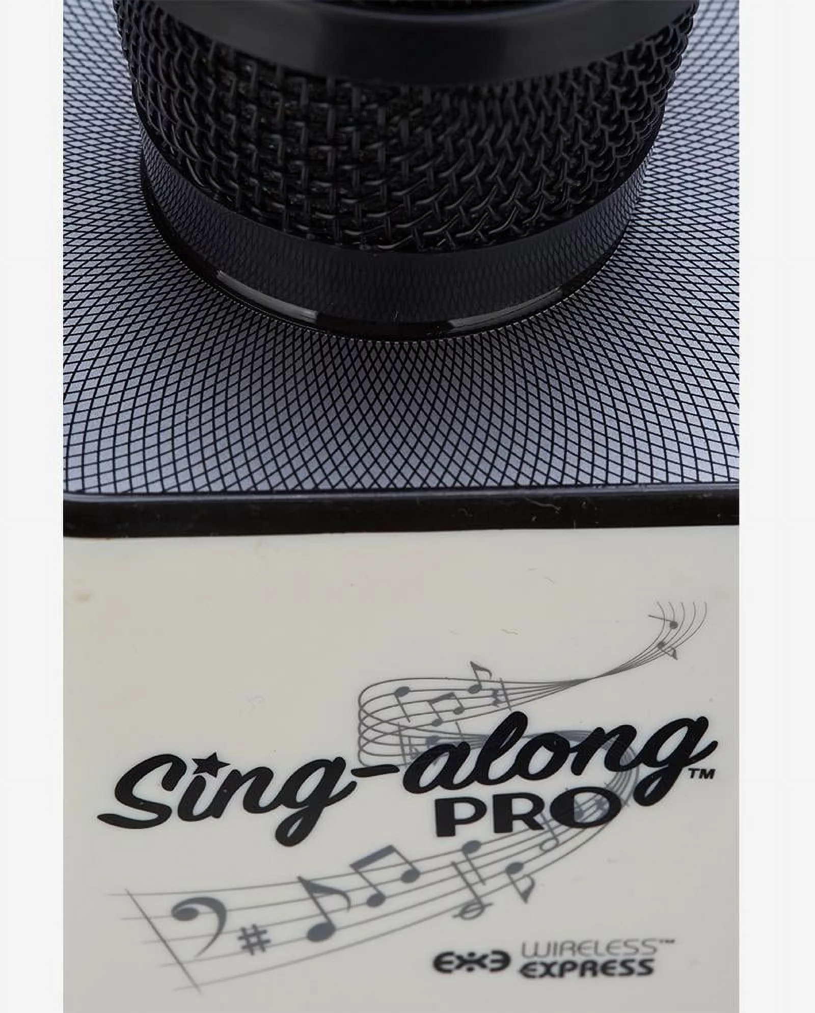 Sing-along PRO Bluetooth Microphone - Wireless Karaoke Microphone with Bluetooth for Kids and Adults - Portable Microphone for Home Karaoke - Sing-Along Mic with Stereo Audio - Black