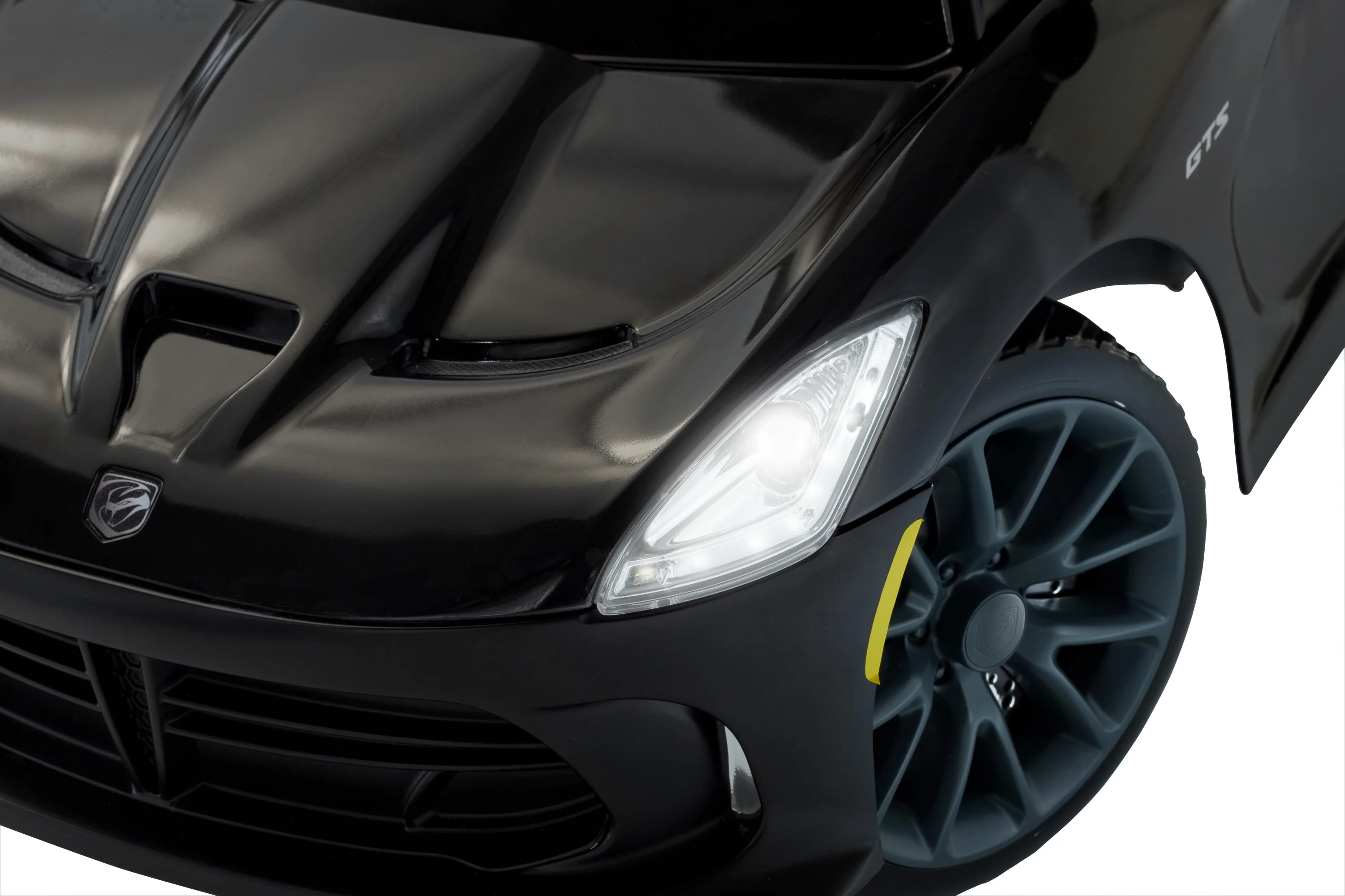 Dodge Viper Ride-On Toy by Kid Trax, single passenger, ages 3 - 5, black