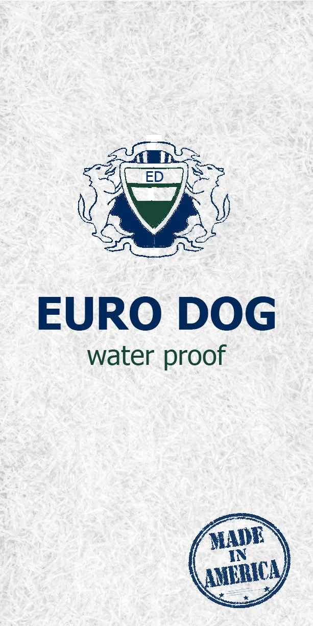 Euro-Dog 684334537014 Luxury PVC Coated Nylon Soft Waterproof Collar, Coral - Extra Large