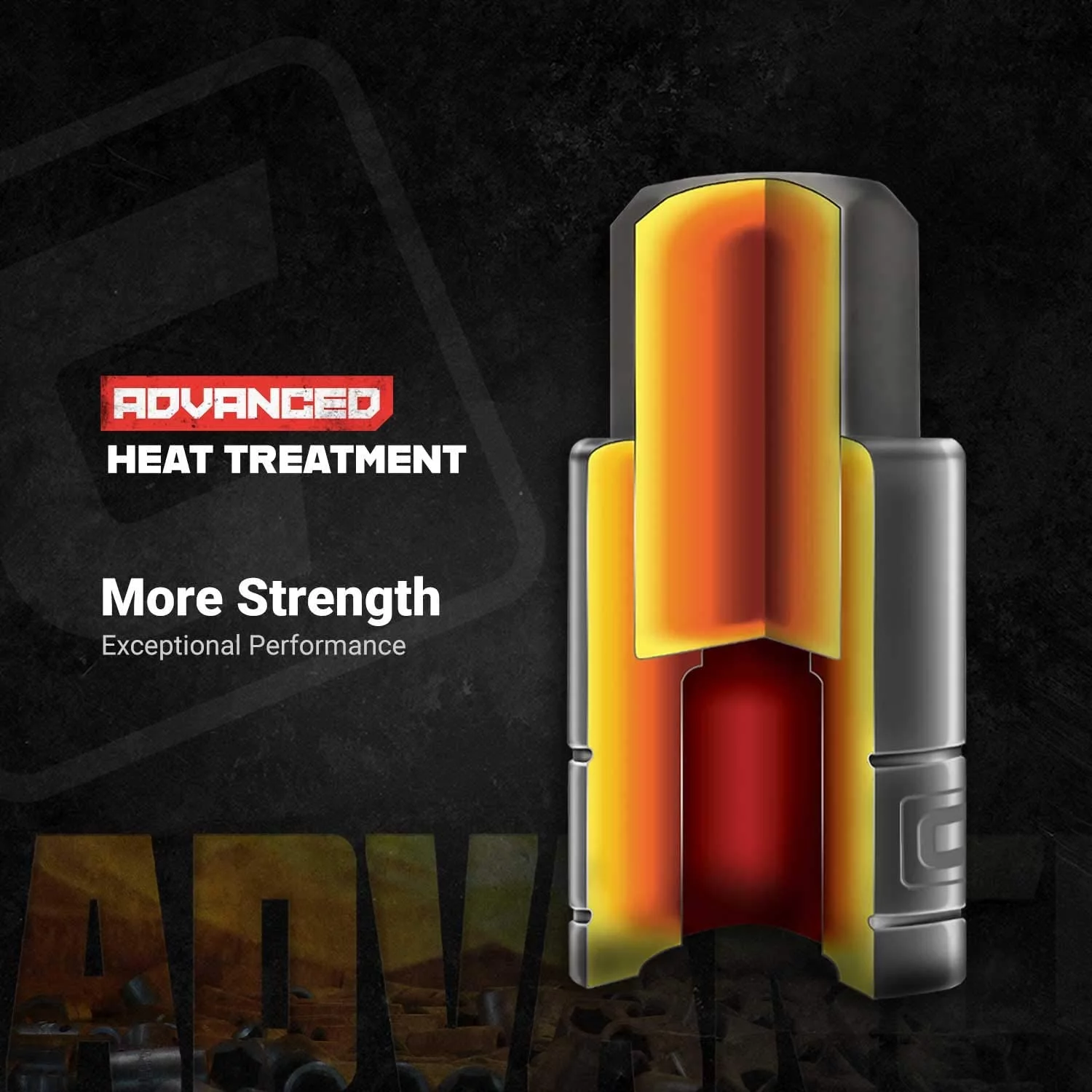 Capri Tools - CP 12mm XZN Triple Square Bit Socket with 1/2-Inch Drive 12mm (M12)