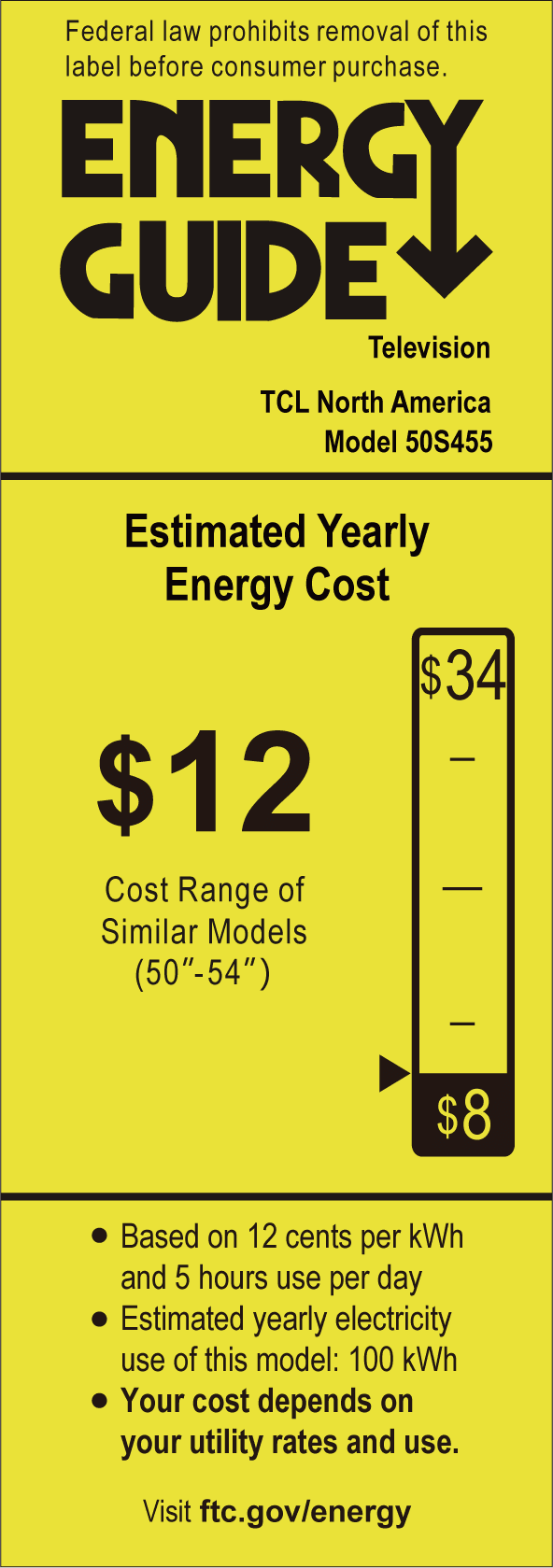 TCL 50in. Class 4-Series 4K UHD HDR LED Smart ROKU TV - Black