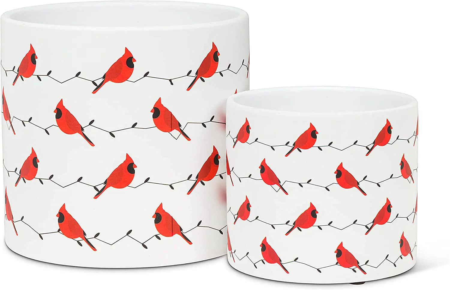 Large Allover Cardinal Planter